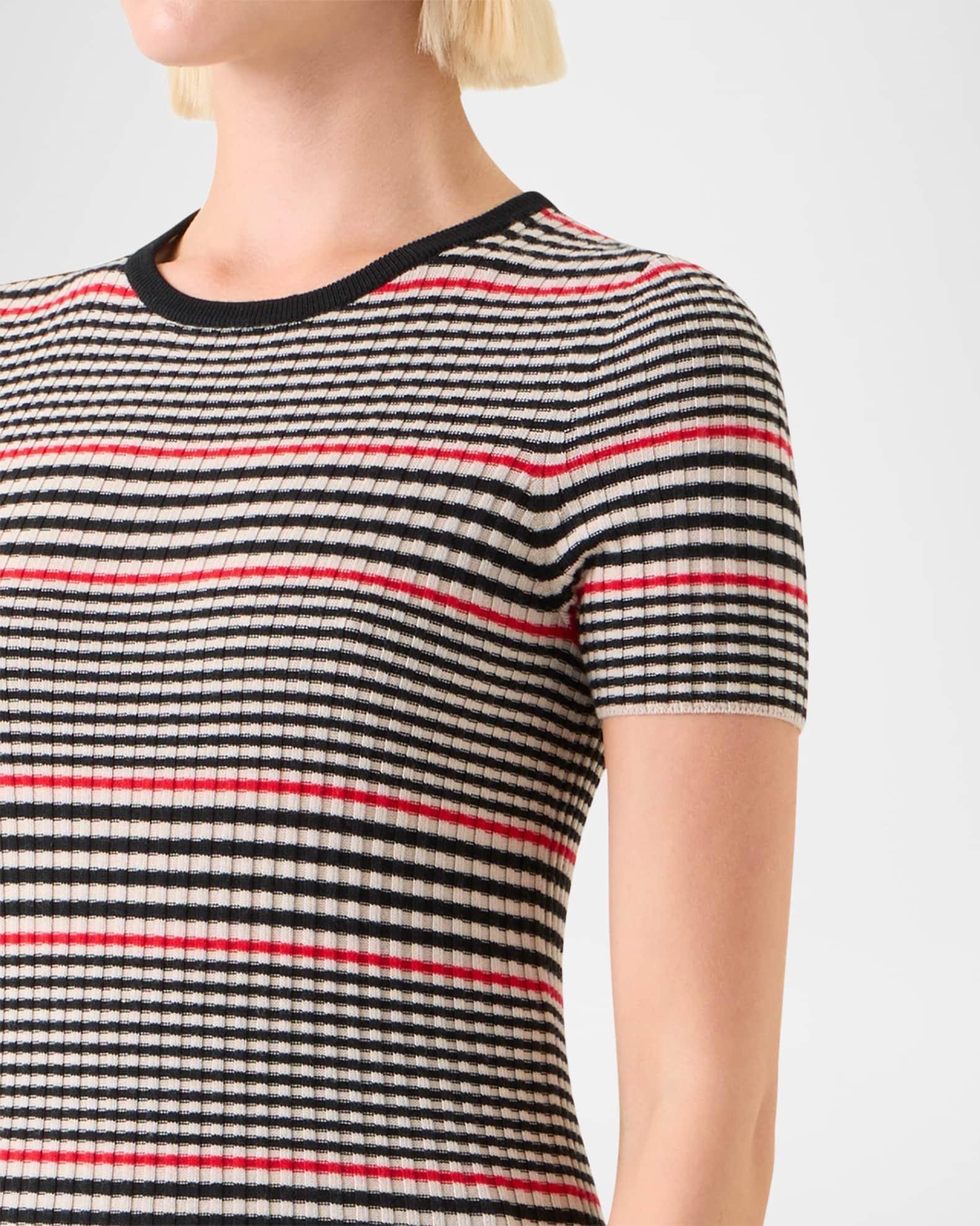 Ribbed Knit Merino Wool Pullover Product Image