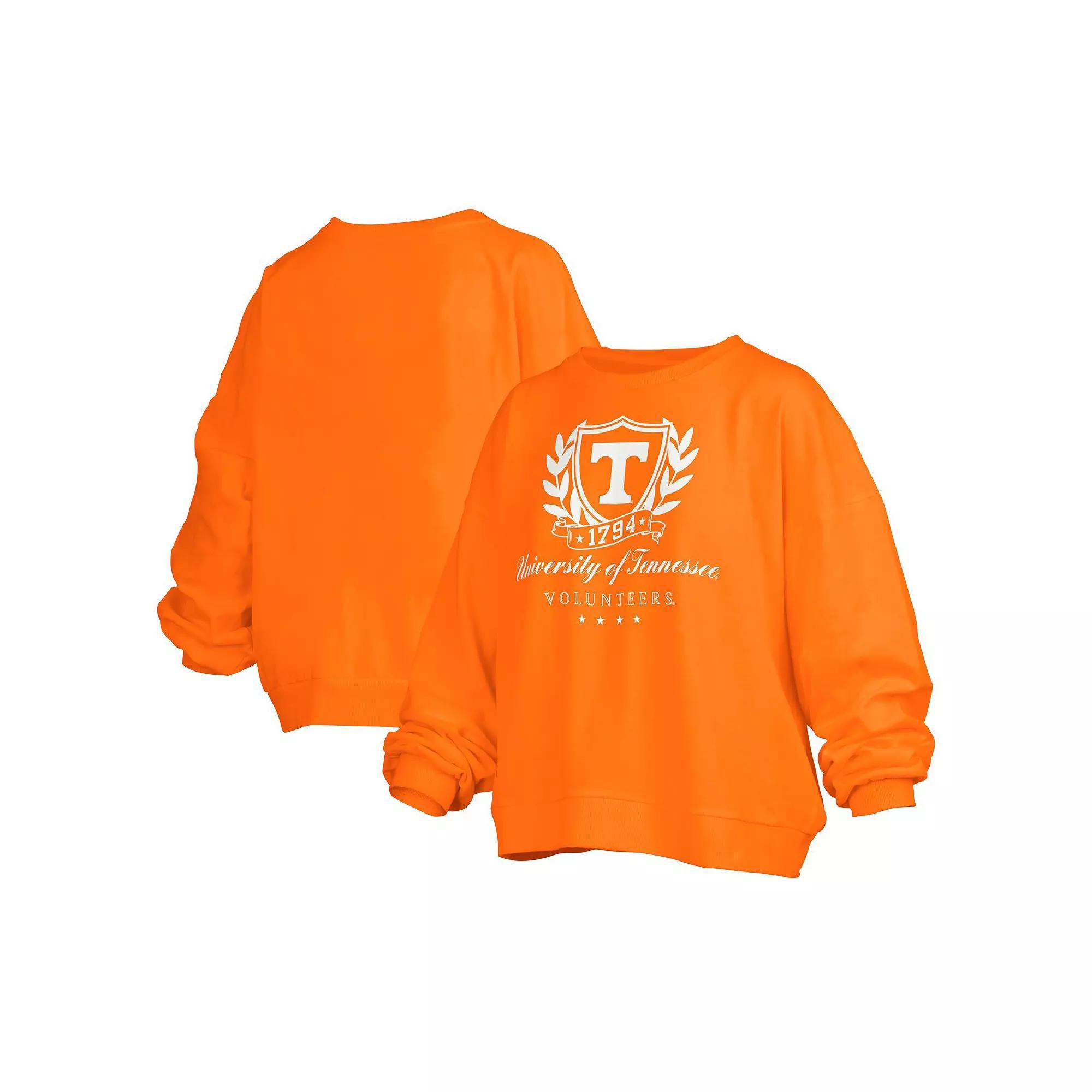 Women's Pressbox Maroon Minnesota Golden Gophers Big Aug Script Janice Oversized Pullover Sweatshirt, Size: XL, Red Product Image