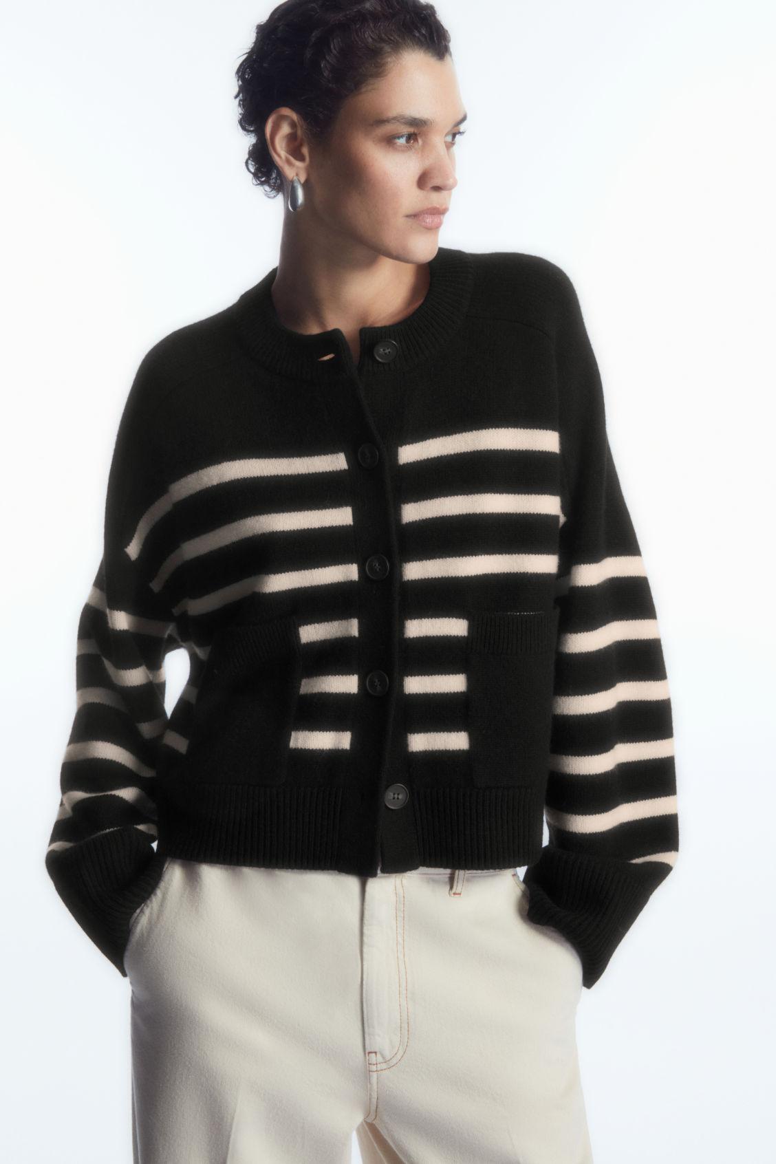 WOOL CREW-NECK CARDIGAN Product Image
