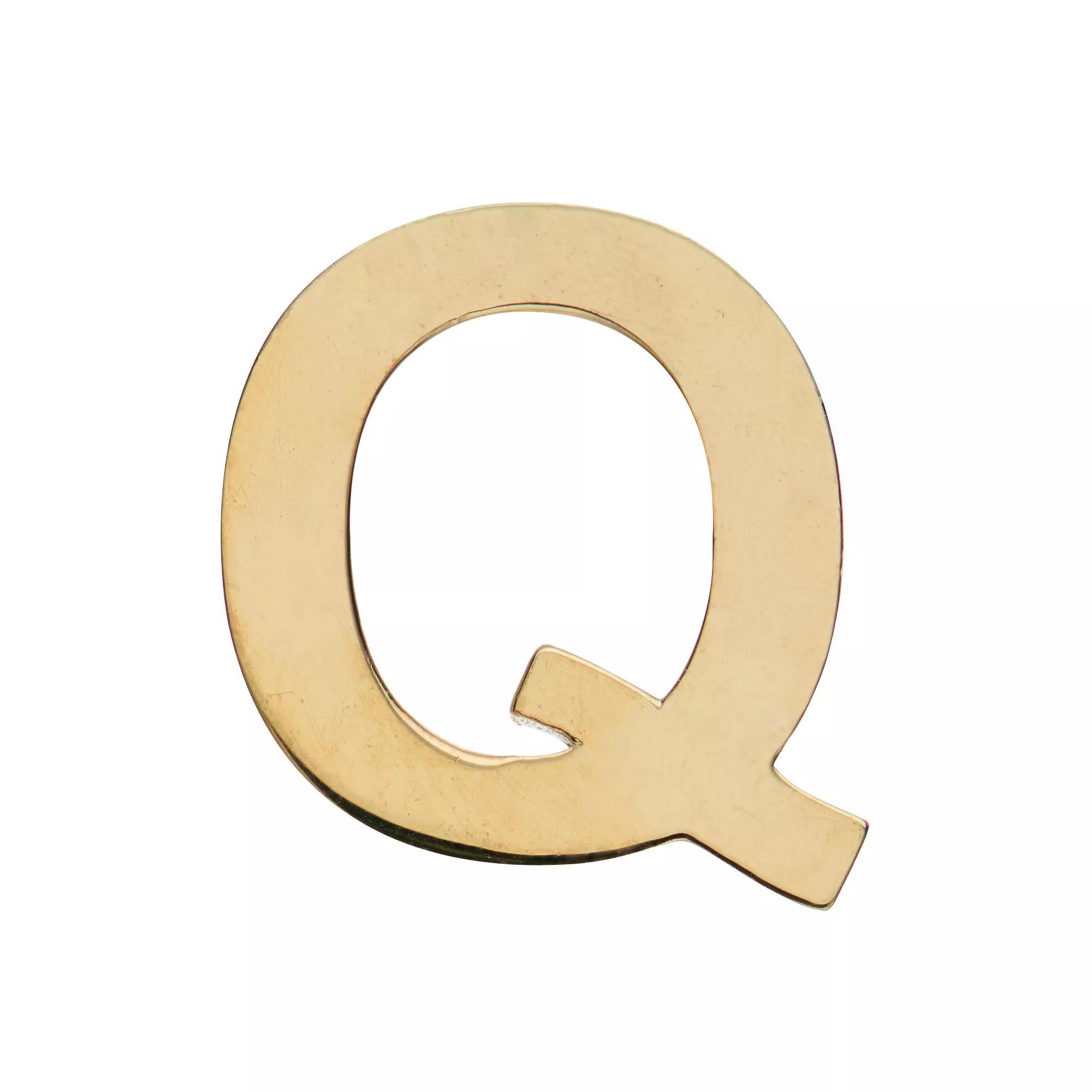 Au Naturale 14k Gold Initial Single Stud Earring, Women's Product Image