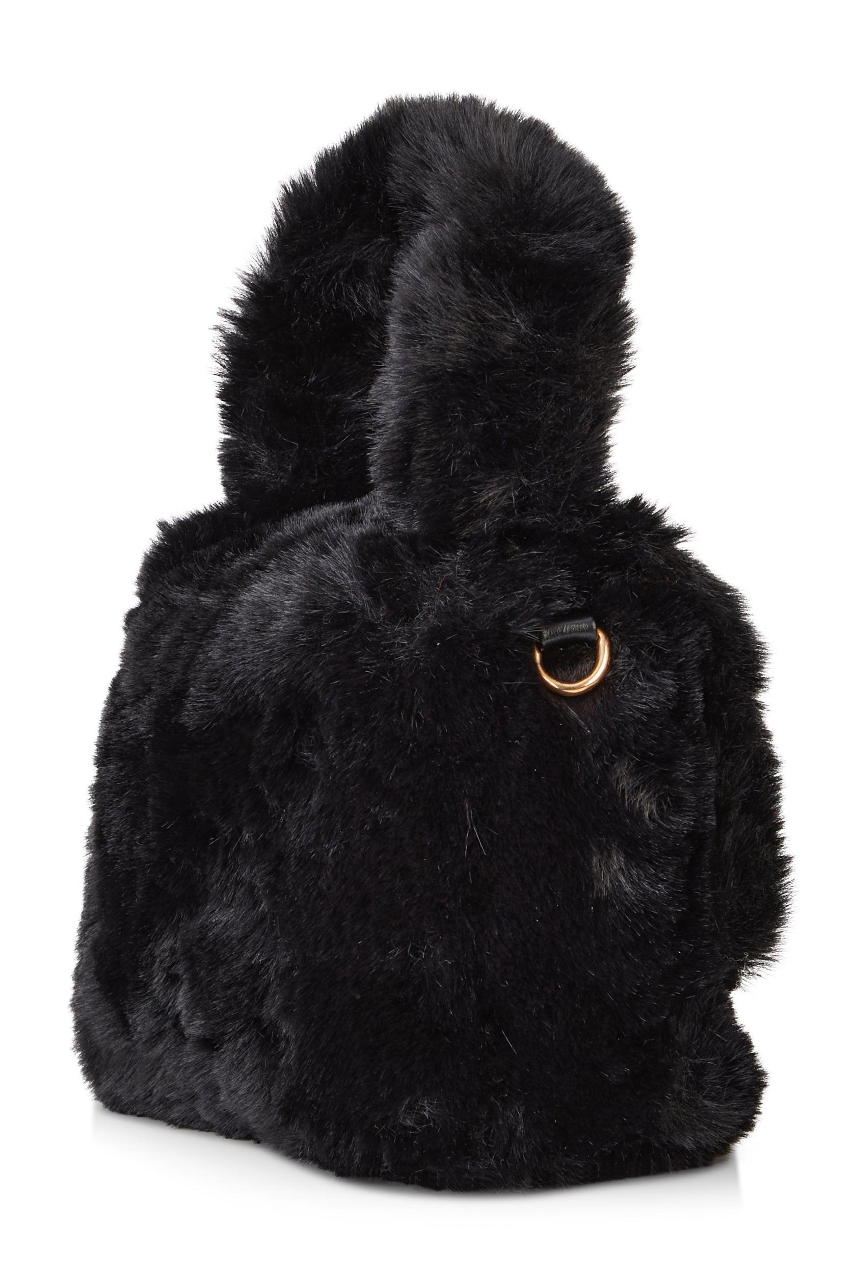 Faux Fur Convertible Handbag Female Product Image