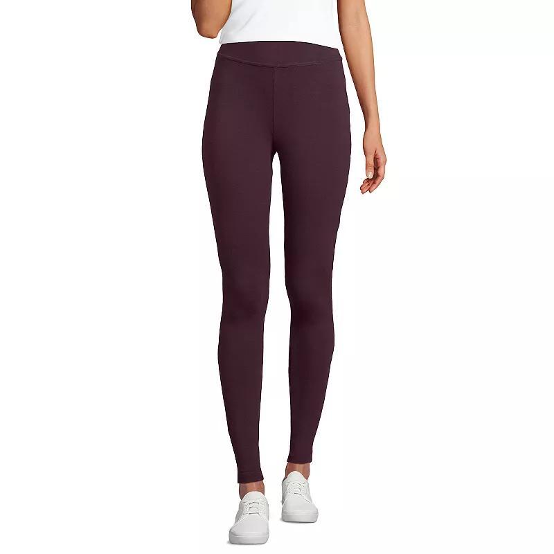 Women's Lands' End Starfish Knit Leggings, Size: XL Tall, Black Product Image