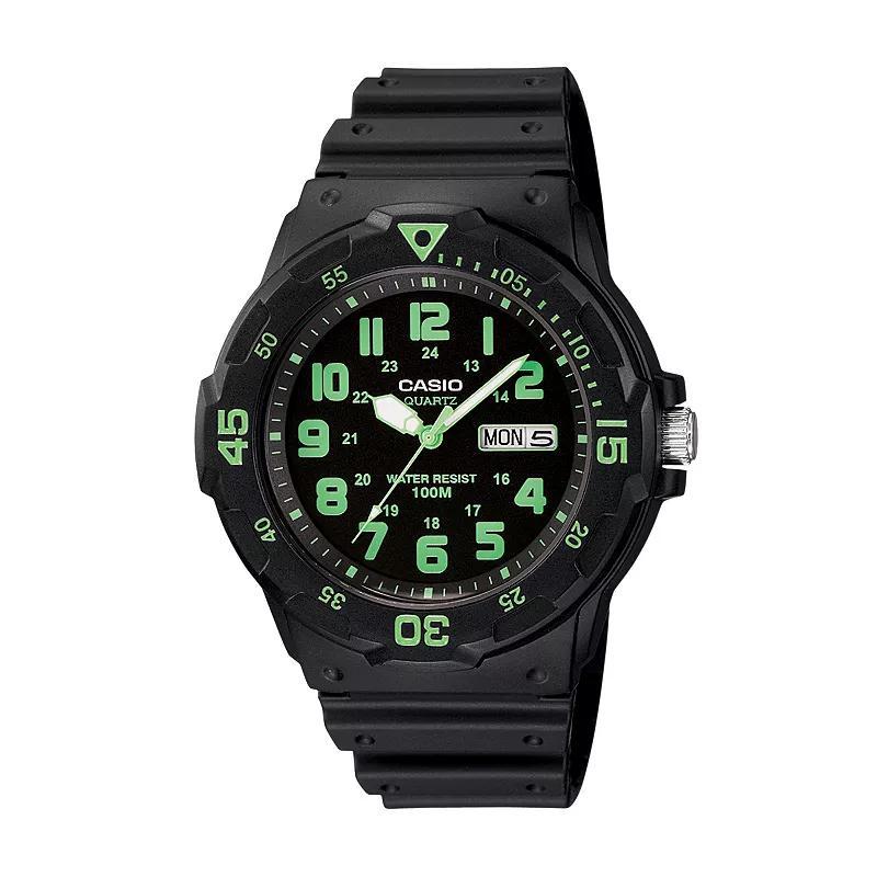 Casio Mens Watch, Green Product Image