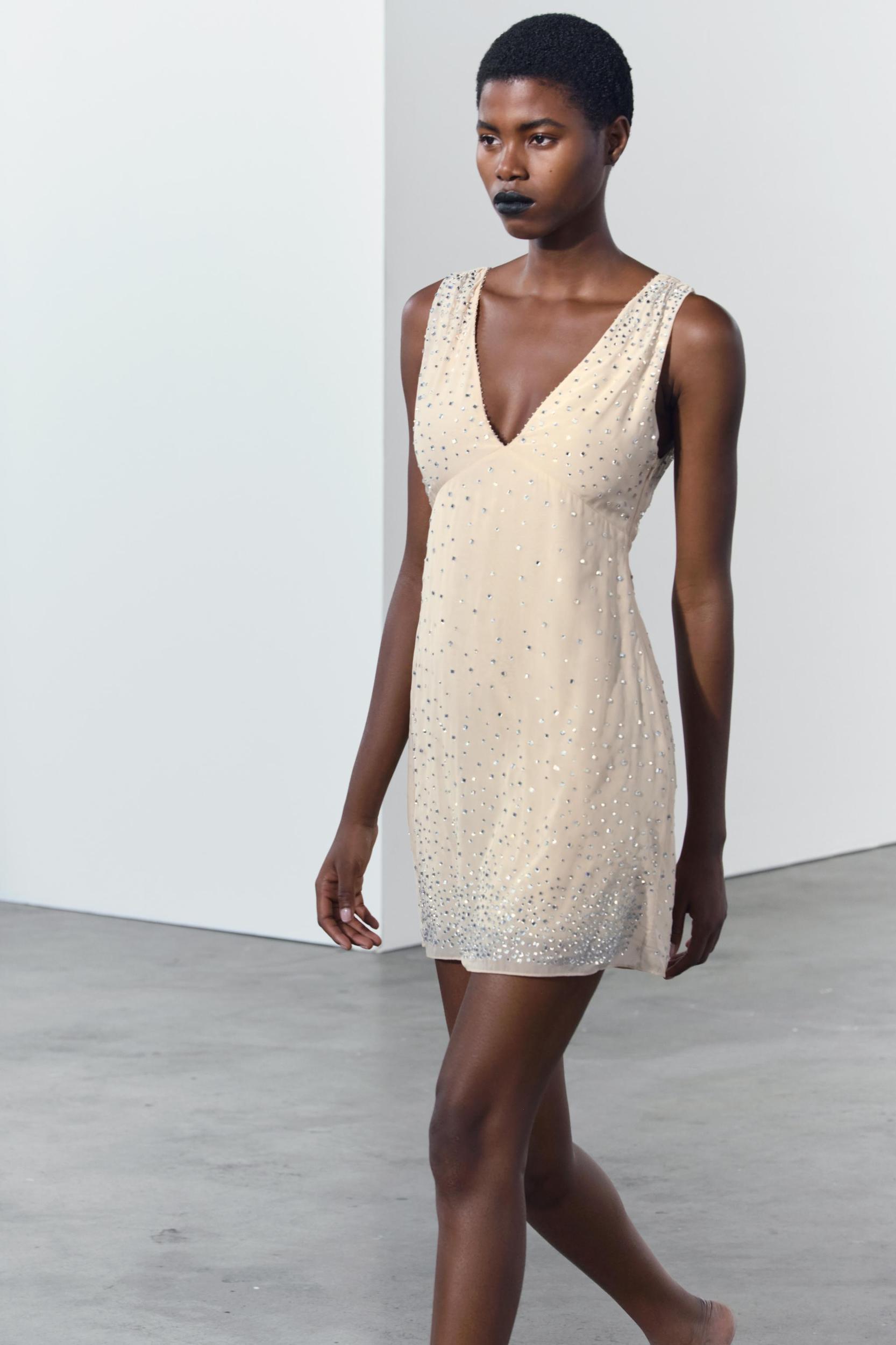 SPARKLY MINI DRESS ZW COLLECTION Product Image