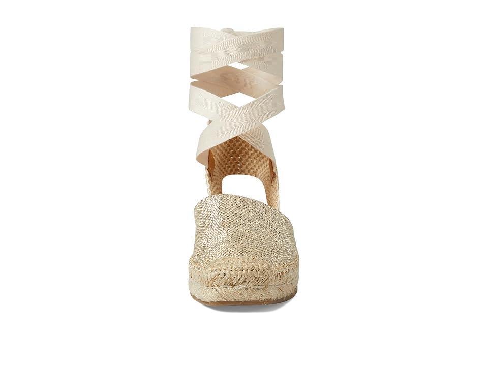 Franco Sarto Britney Ankle Strap Wedge Espadrilles Solid Fabric) Women's Sandals Product Image
