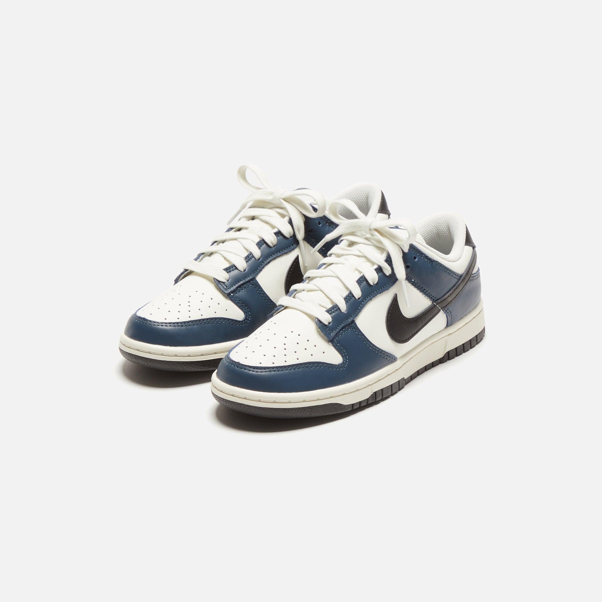 Nike WMNS Dunk Low - Armory Navy / Black / Sail / Coconut Milk Female Product Image