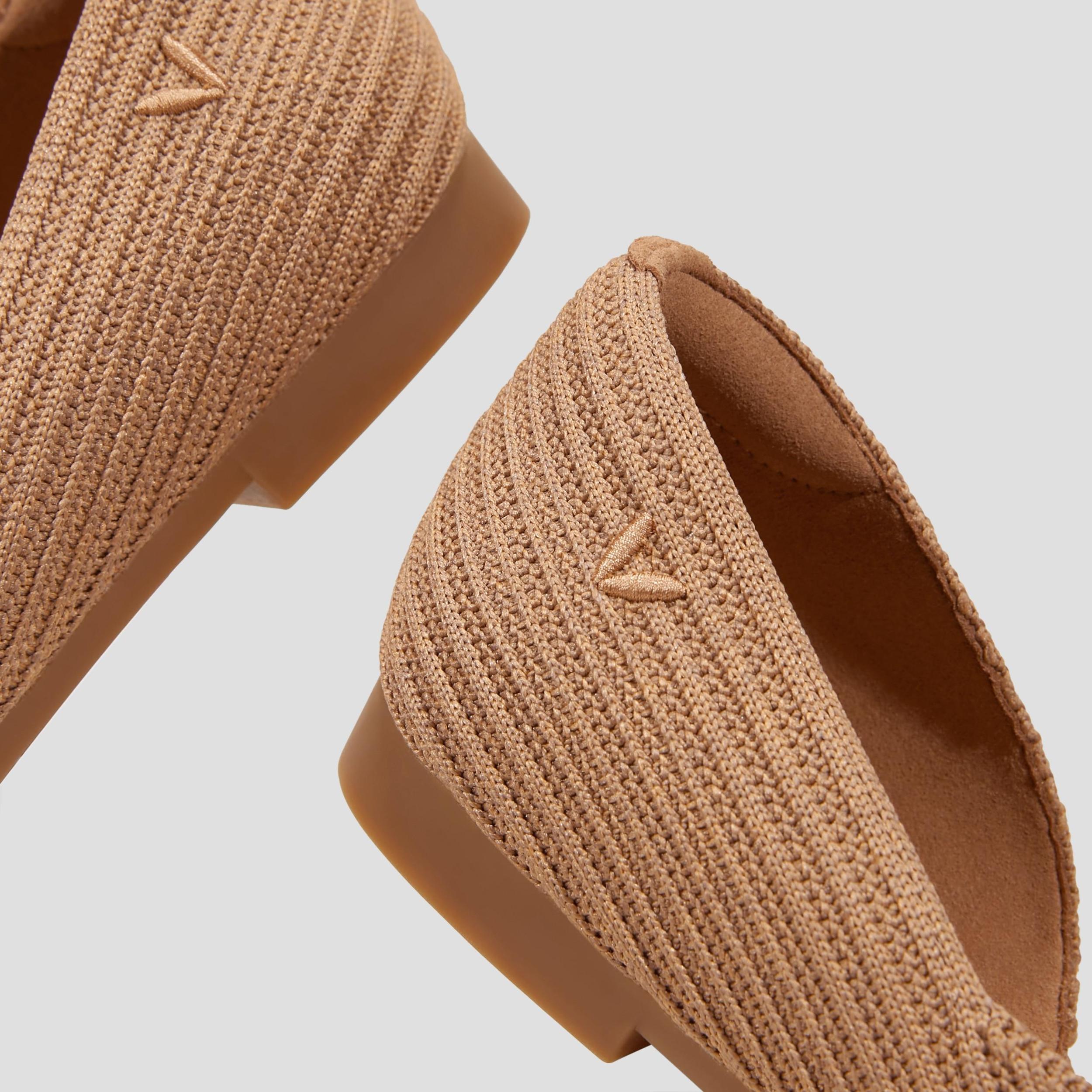 Pointed-Toe D'Orsay Flats (Melia) Product Image