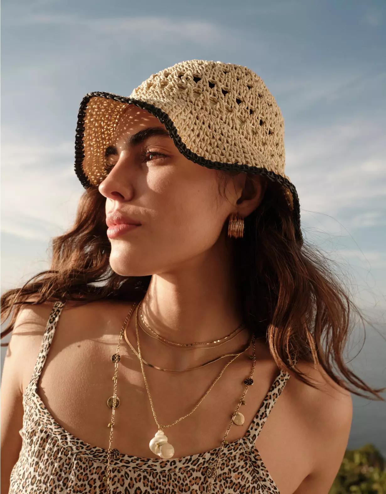 AE Raffia Bucket Hat Product Image