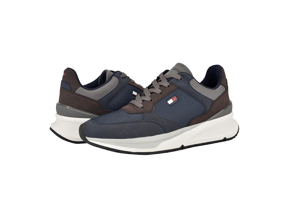 Tommy Hilfiger World Dark Brown Multi) Men's Shoes Product Image