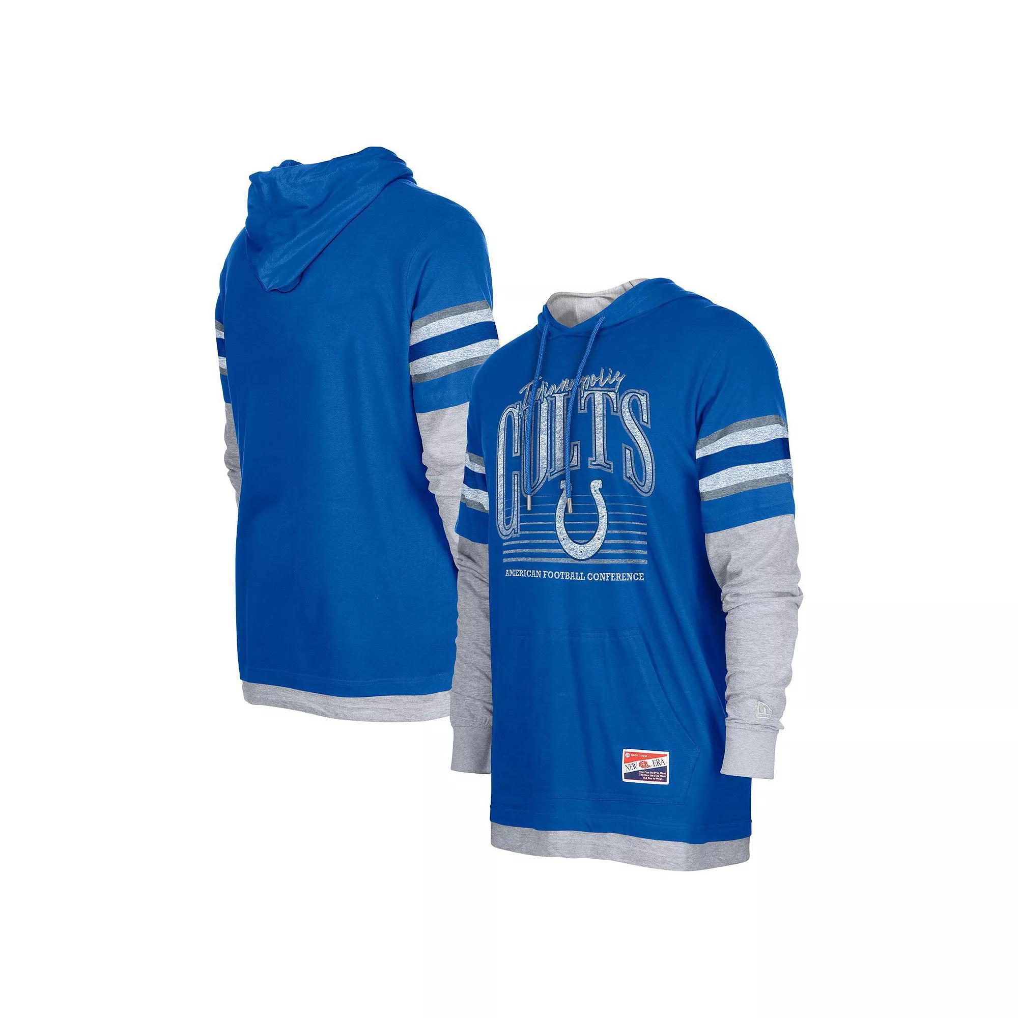 Men's New Era Red Tampa Bay Buccaneers Twofer Long Sleeve Hooded T-Shirt, Size: XL Product Image