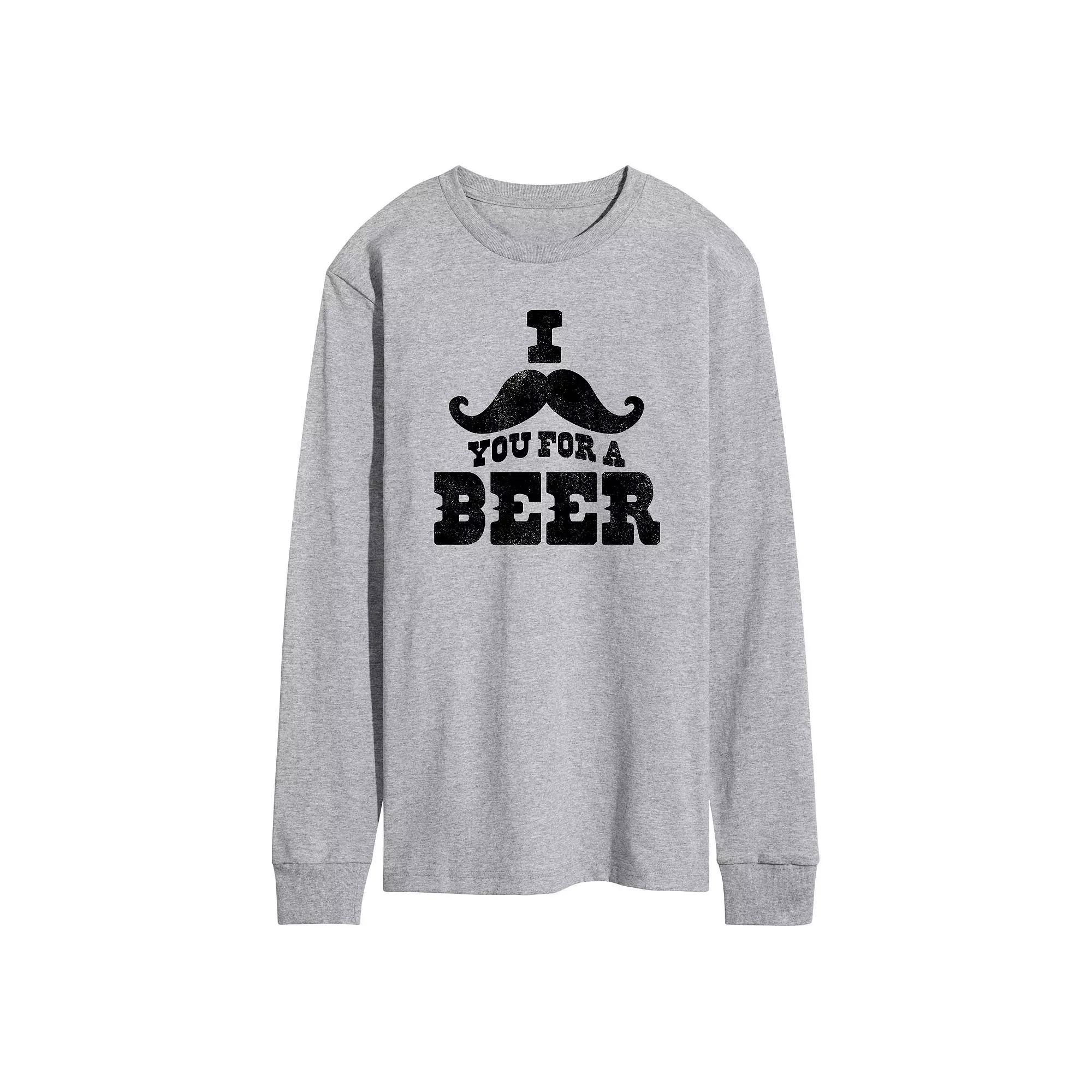 Mens I Mustache You for a Beer Tee Product Image