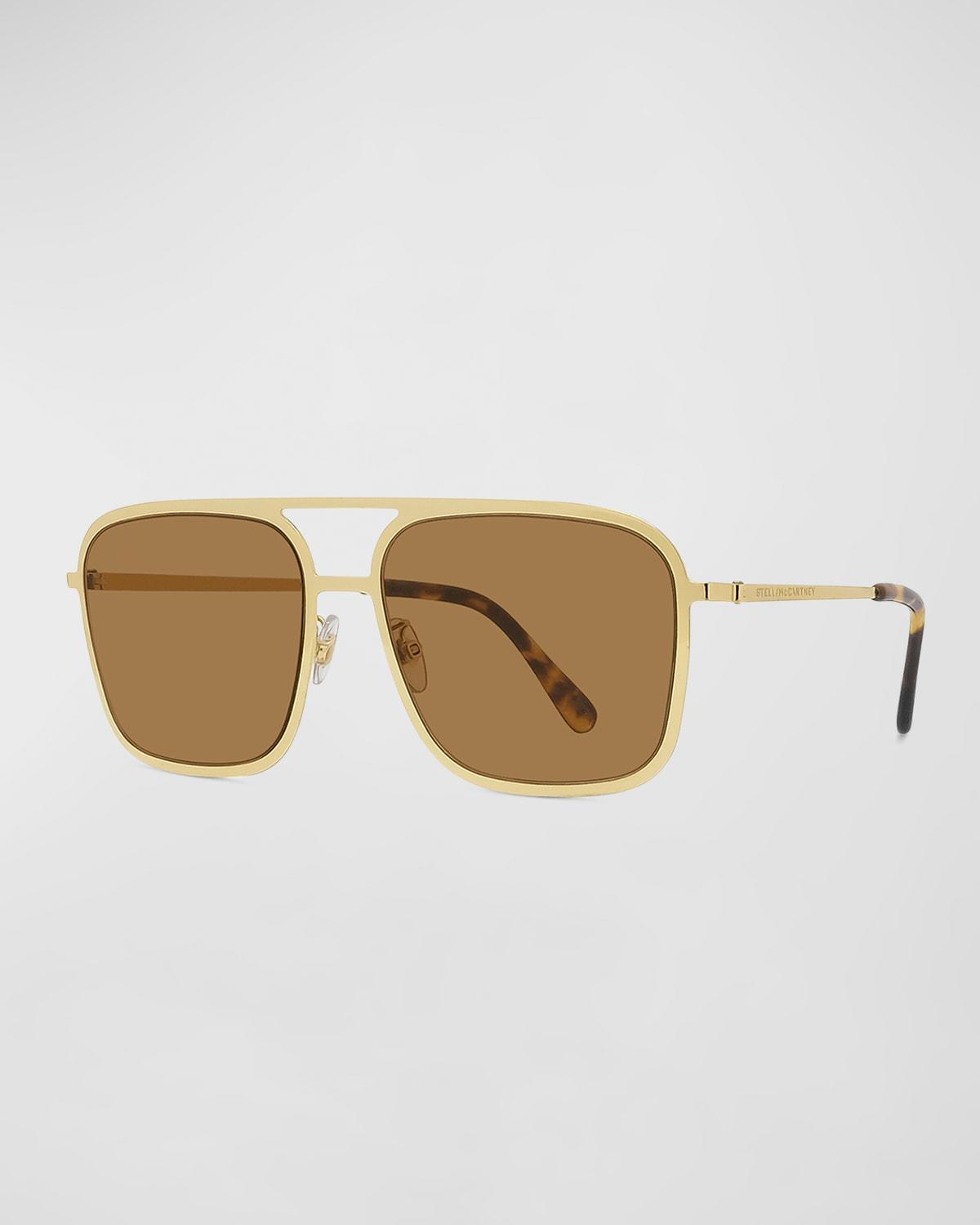 Pilot Metal Alloy & Plastic Aviator Sunglasses Product Image