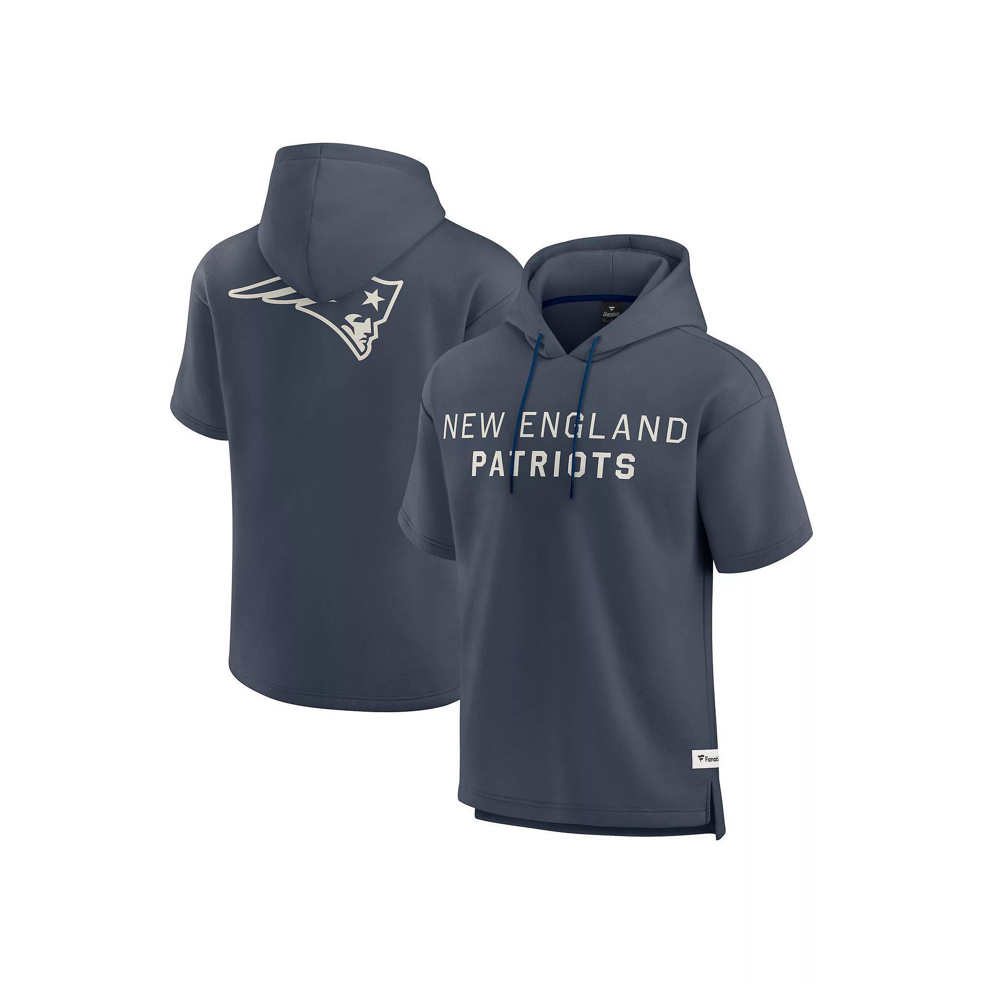 Men's Fanatics Navy Indianapolis Colts Elements Future Ground Lettering Short Sleeve Pullover Hoodie, Size: 3XL, Blue Product Image