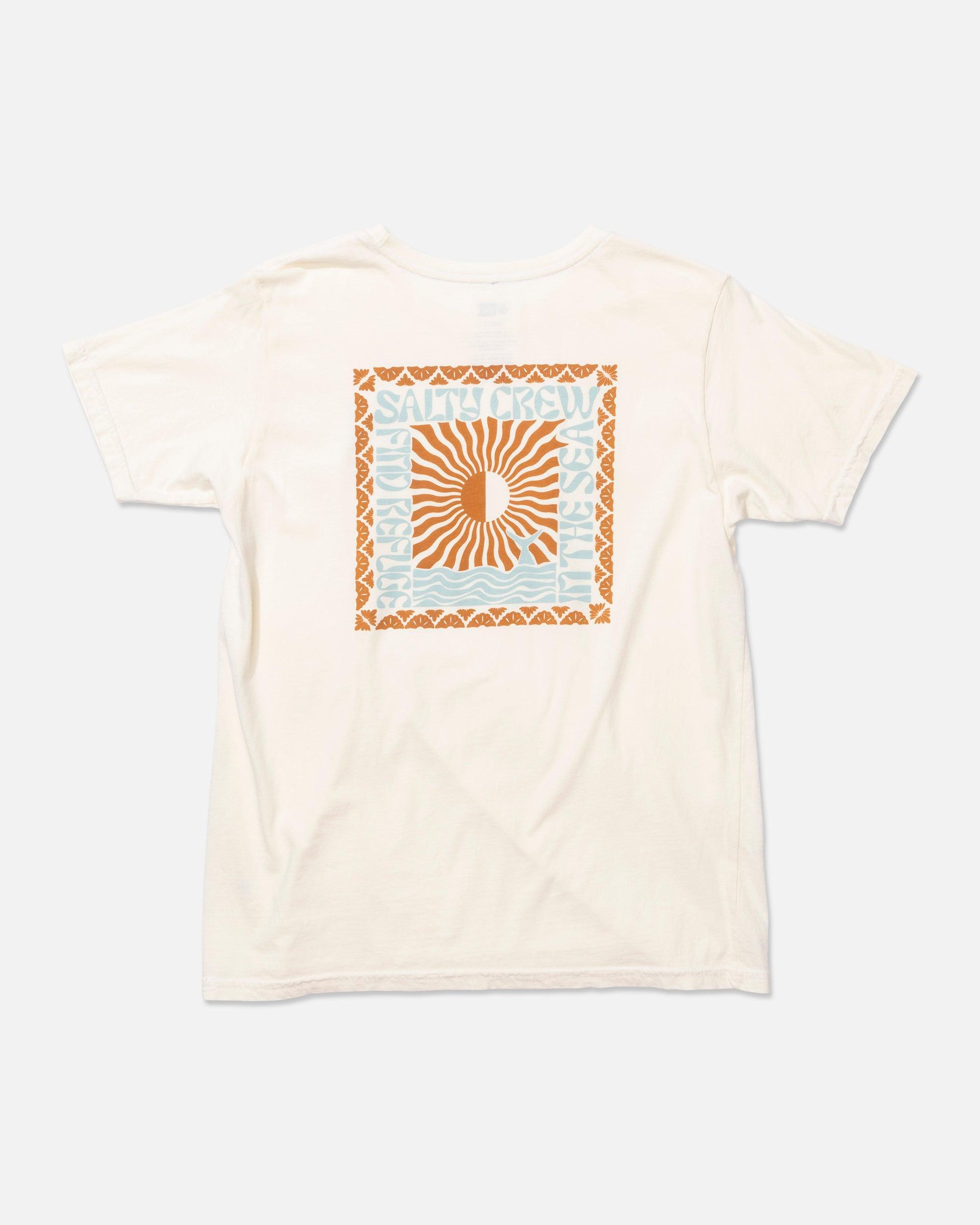 Optic Sea Boyfriend Tee - Off White Female Product Image