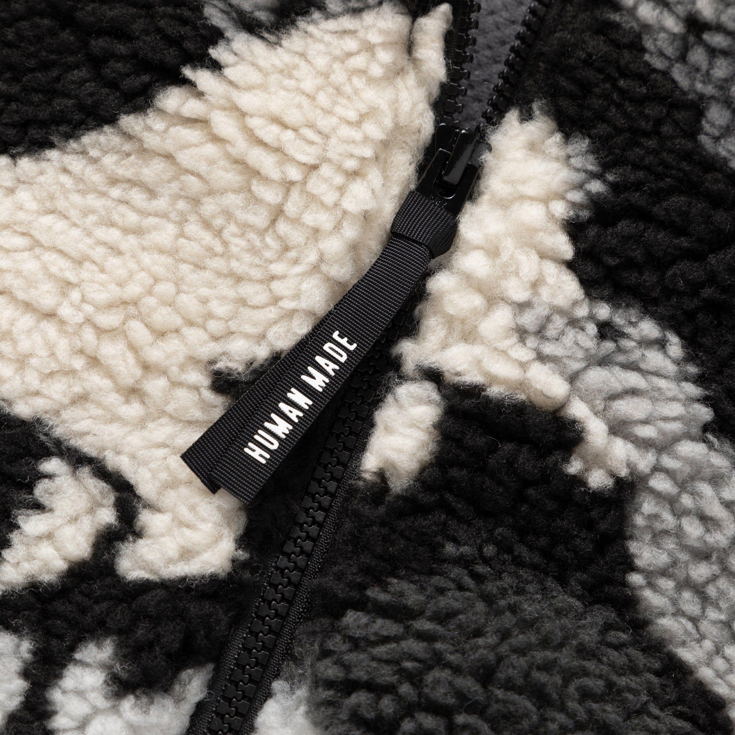 ANIMAL FLEECE JACKET GRAY | Bodega Product Image