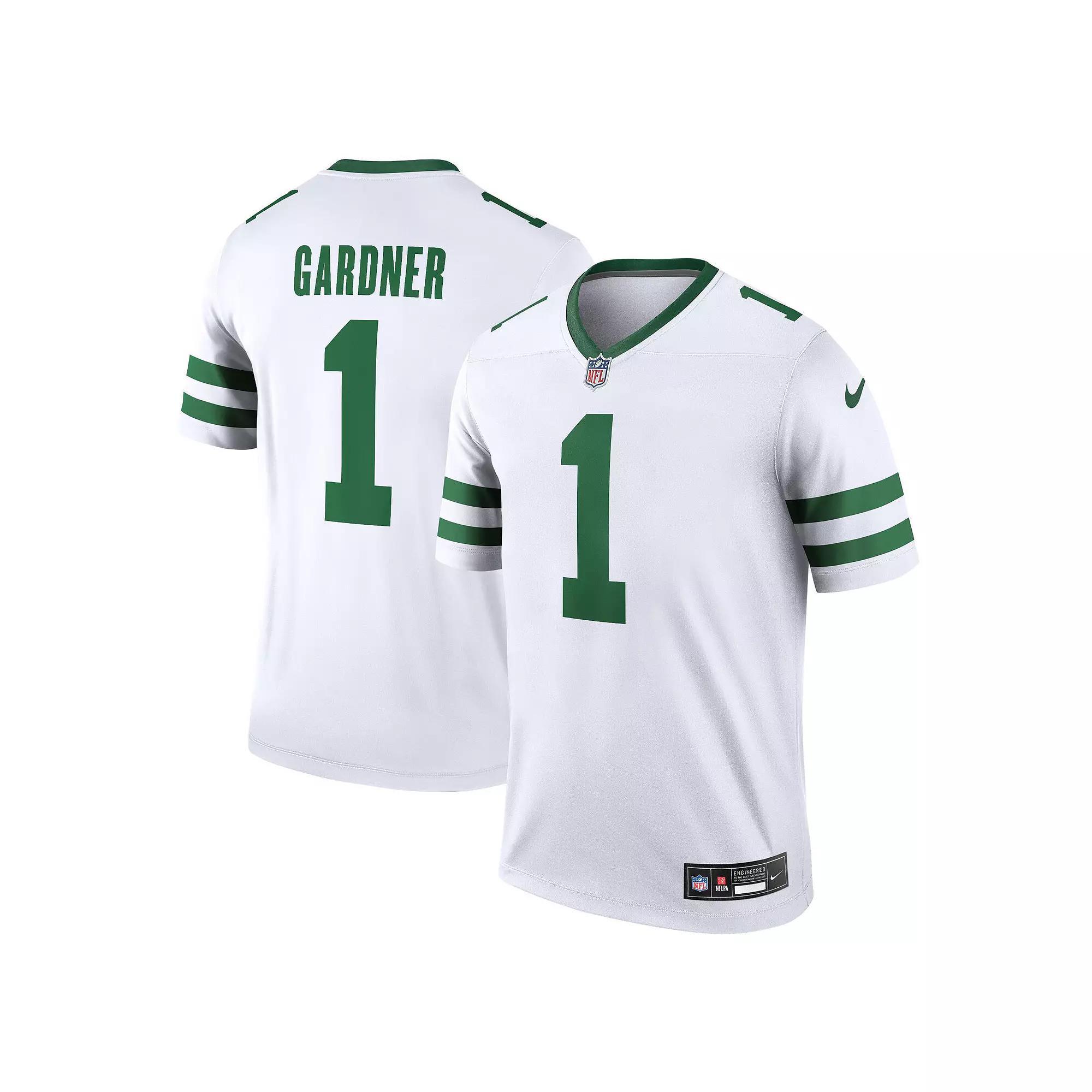 Men's Nike Sauce Gardner White New York Jets Alternate Legend Jersey, Size: 2XL Product Image