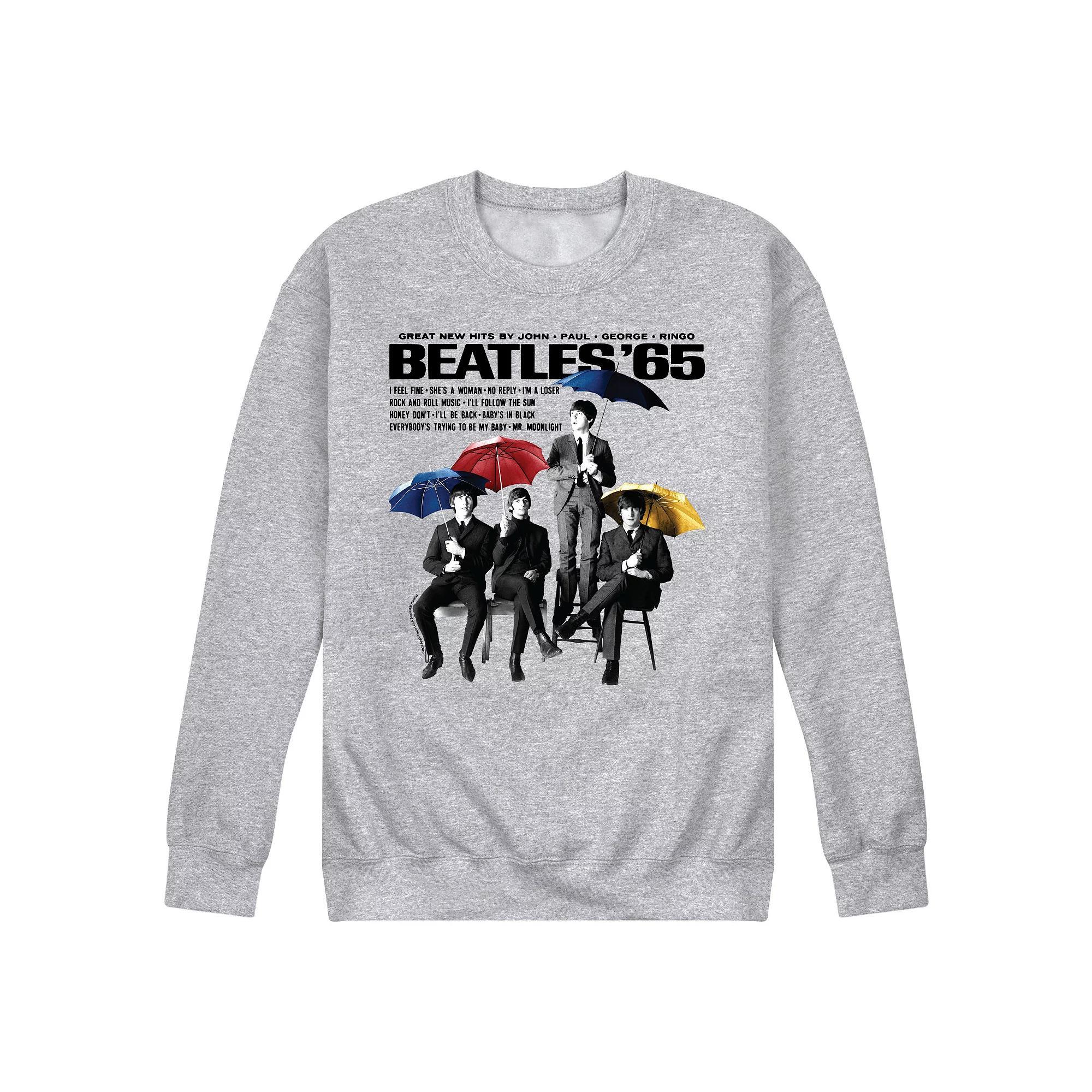Mens The Beatles 65 Umbrellas Fleece Sweatshirt Product Image