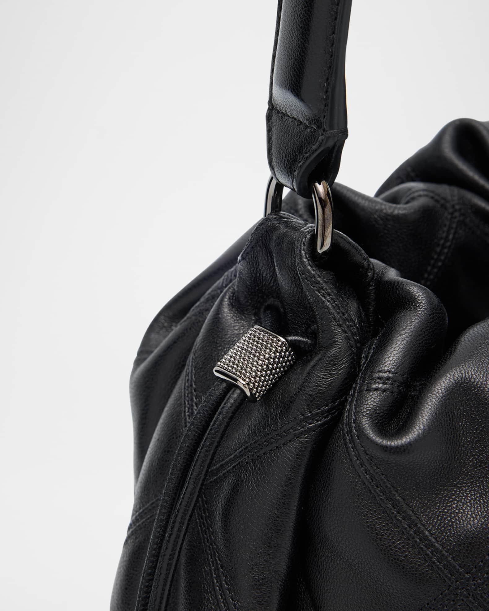 Small Quilted Leather Bucket Bag Product Image