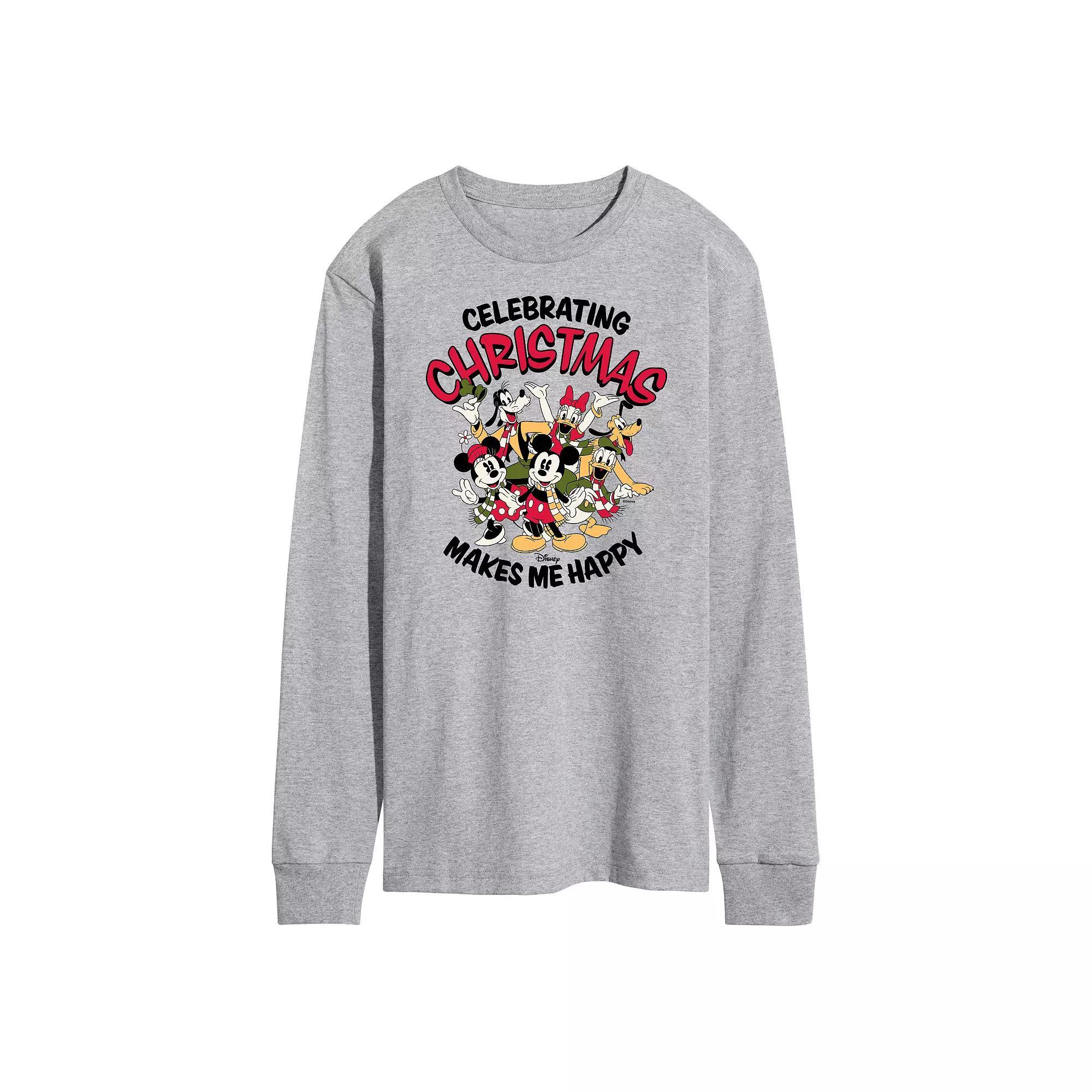 Men's Seinfeld Group Square Long Sleeve Graphic Tee, Size: XL, Grey Gray Product Image