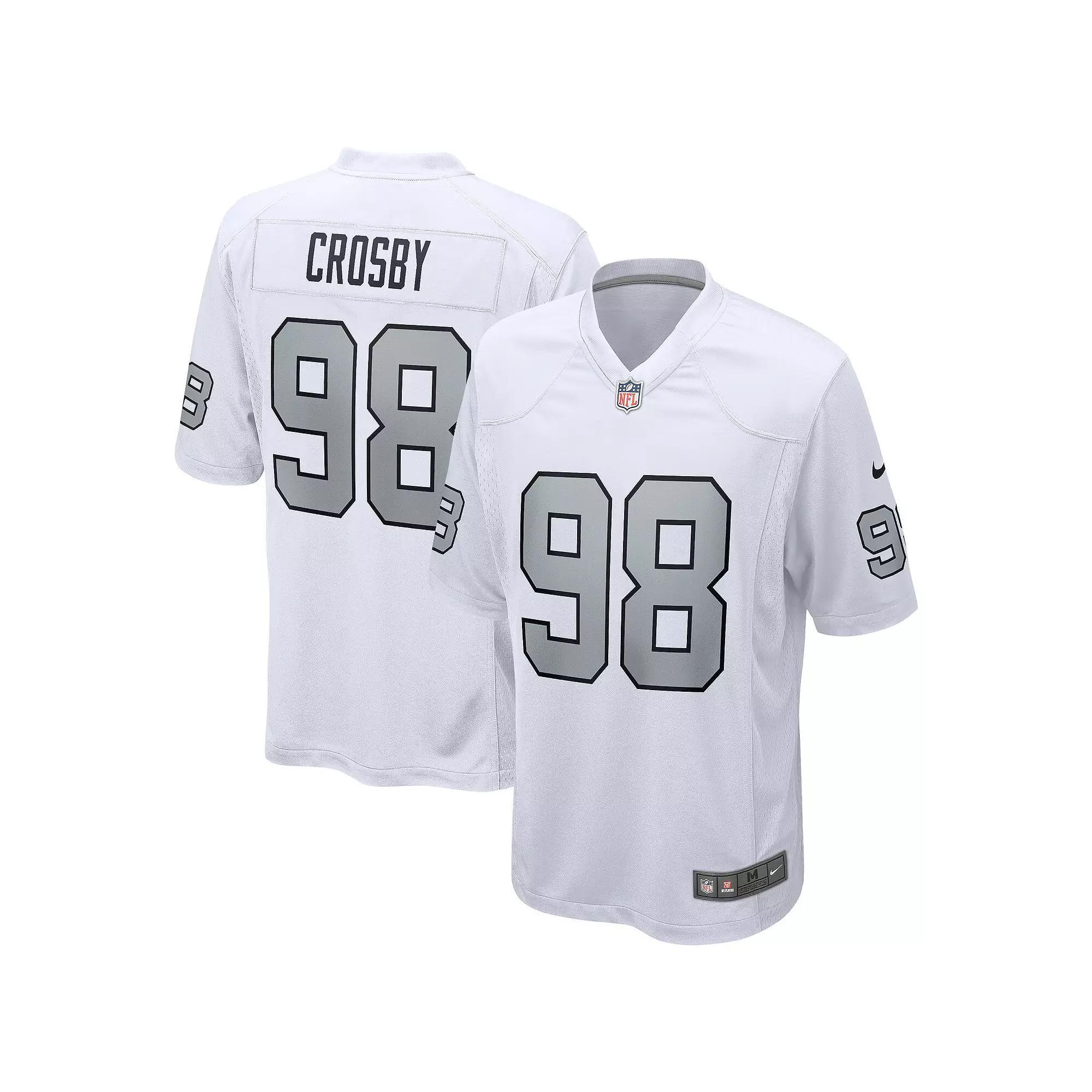 Men's Nike Maxx Crosby White Las Vegas Raiders Alternate Game Jersey, Size: Small, Lvr White Product Image