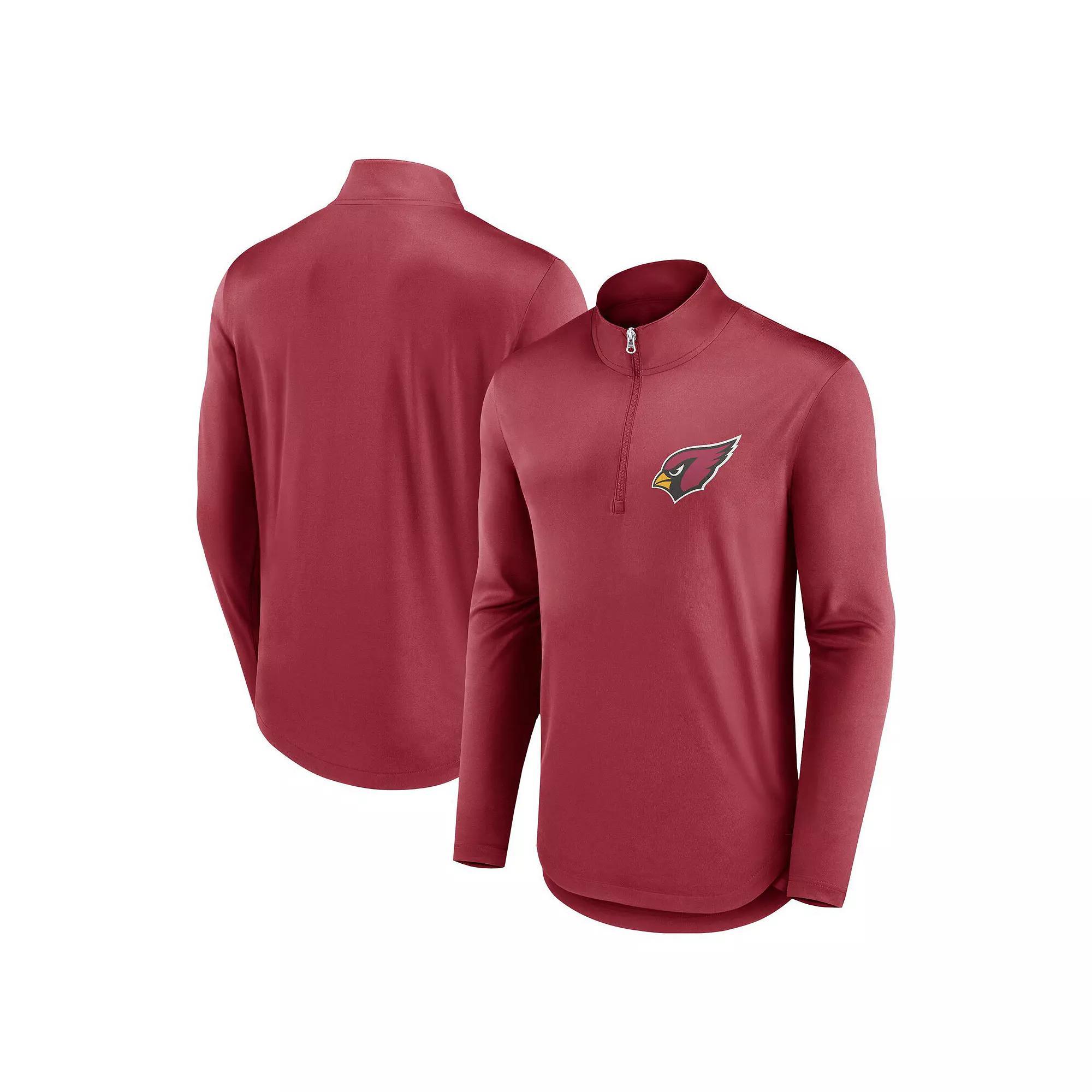 Men's Fanatics Branded Green Oregon Ducks Quarterback Mock Neck Quarter-Zip Top, Size: Large Product Image