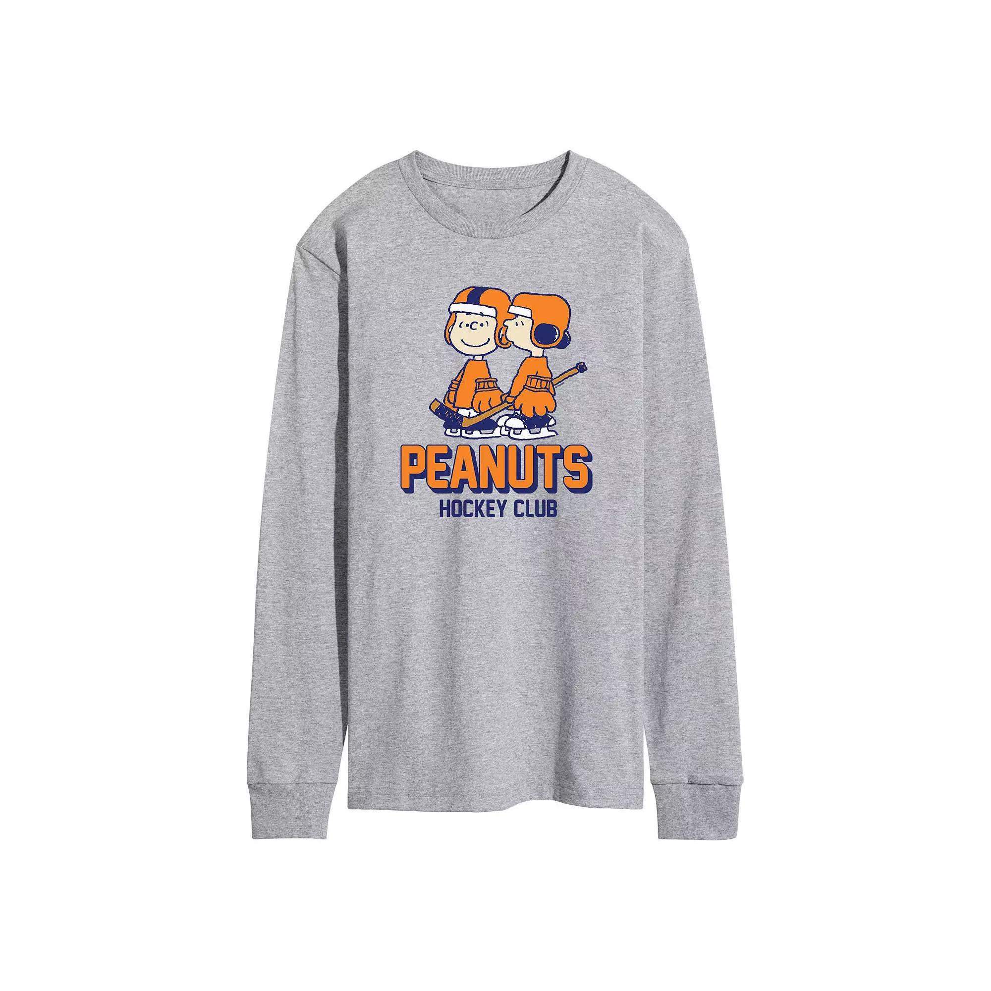Mens Peanuts Hockey Tee Product Image
