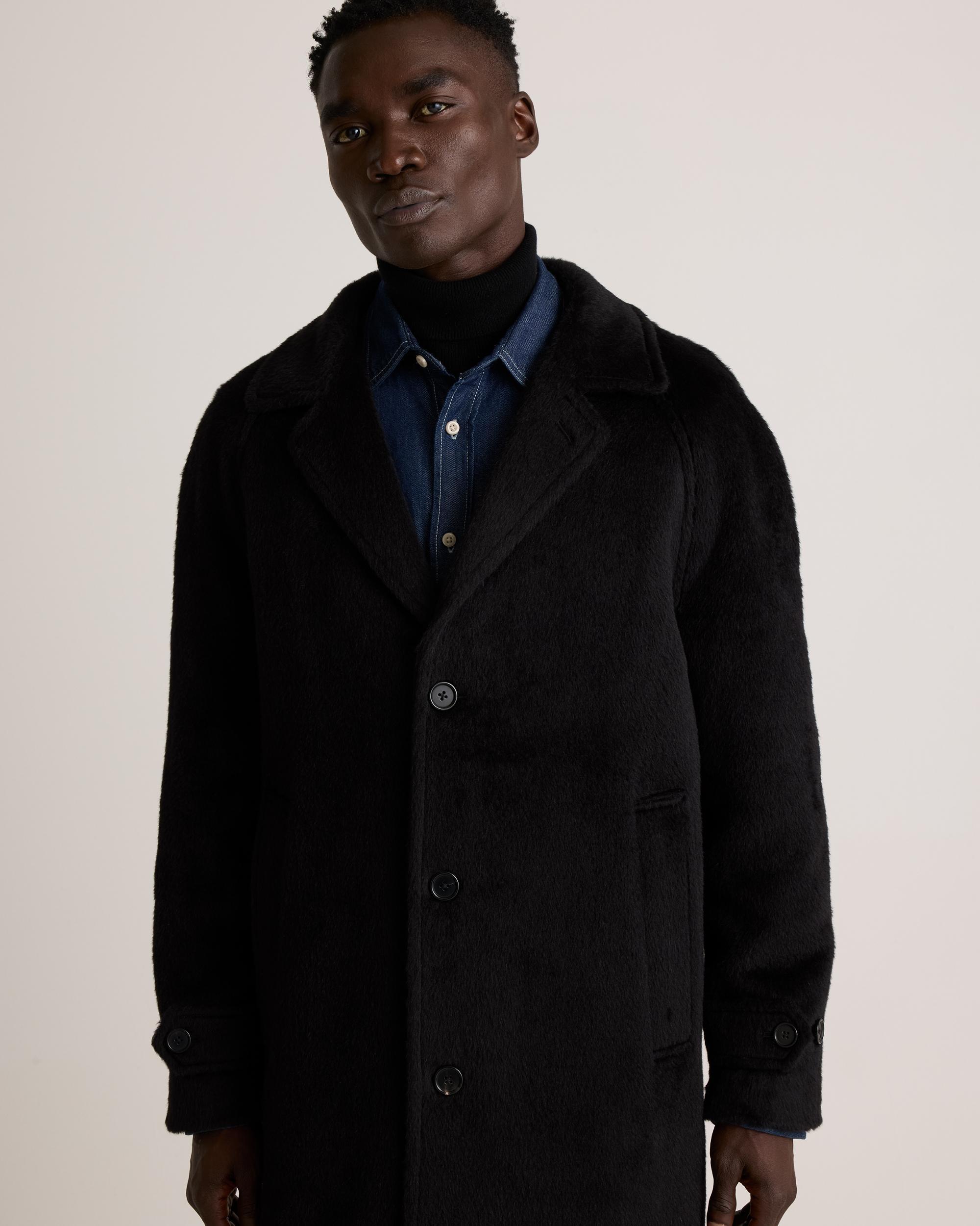 Quince | Men's Alpaca-Wool Overcoat Size XL Product Image