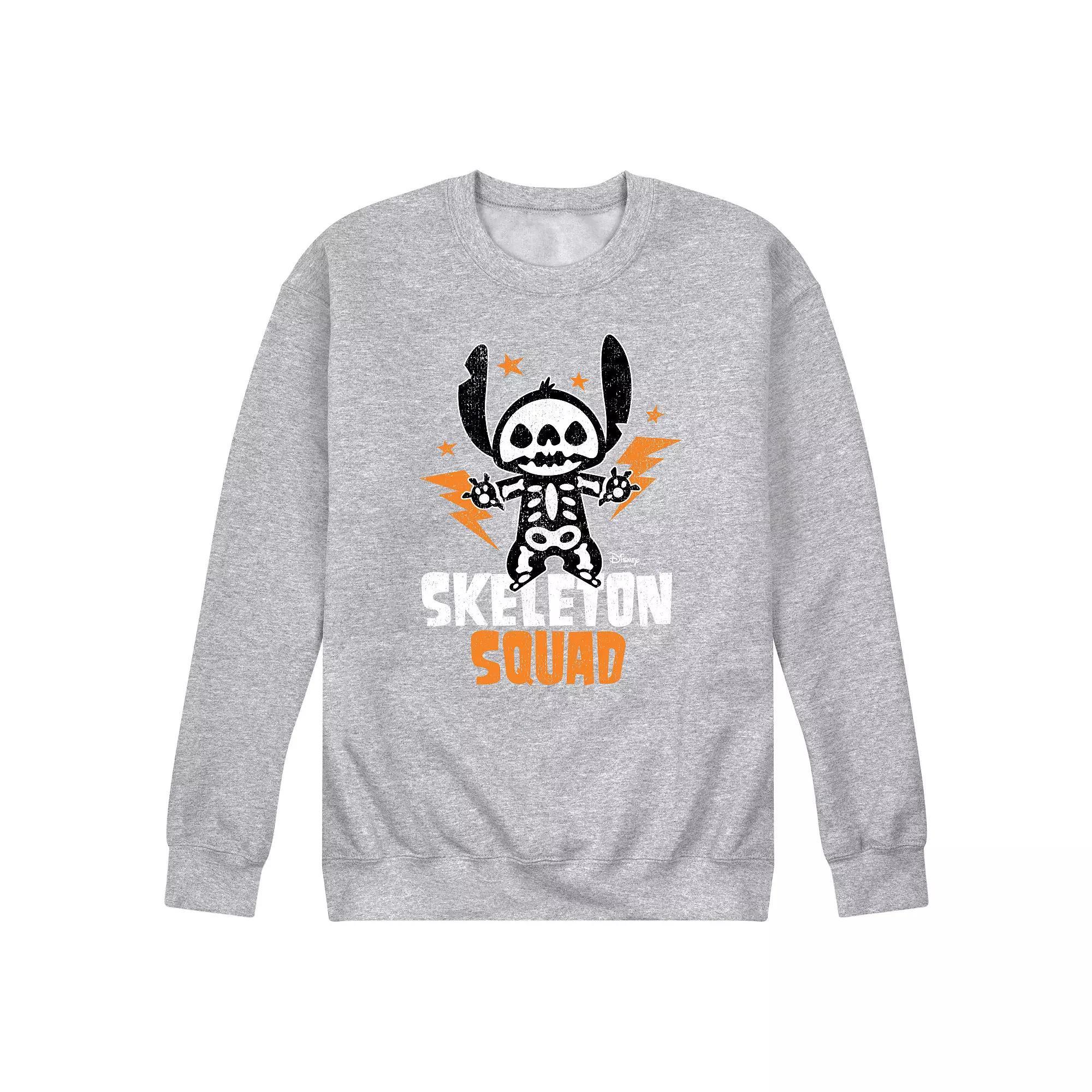 Disneys Lilo & Stitch Mens Skeleton Squad Fleece Product Image