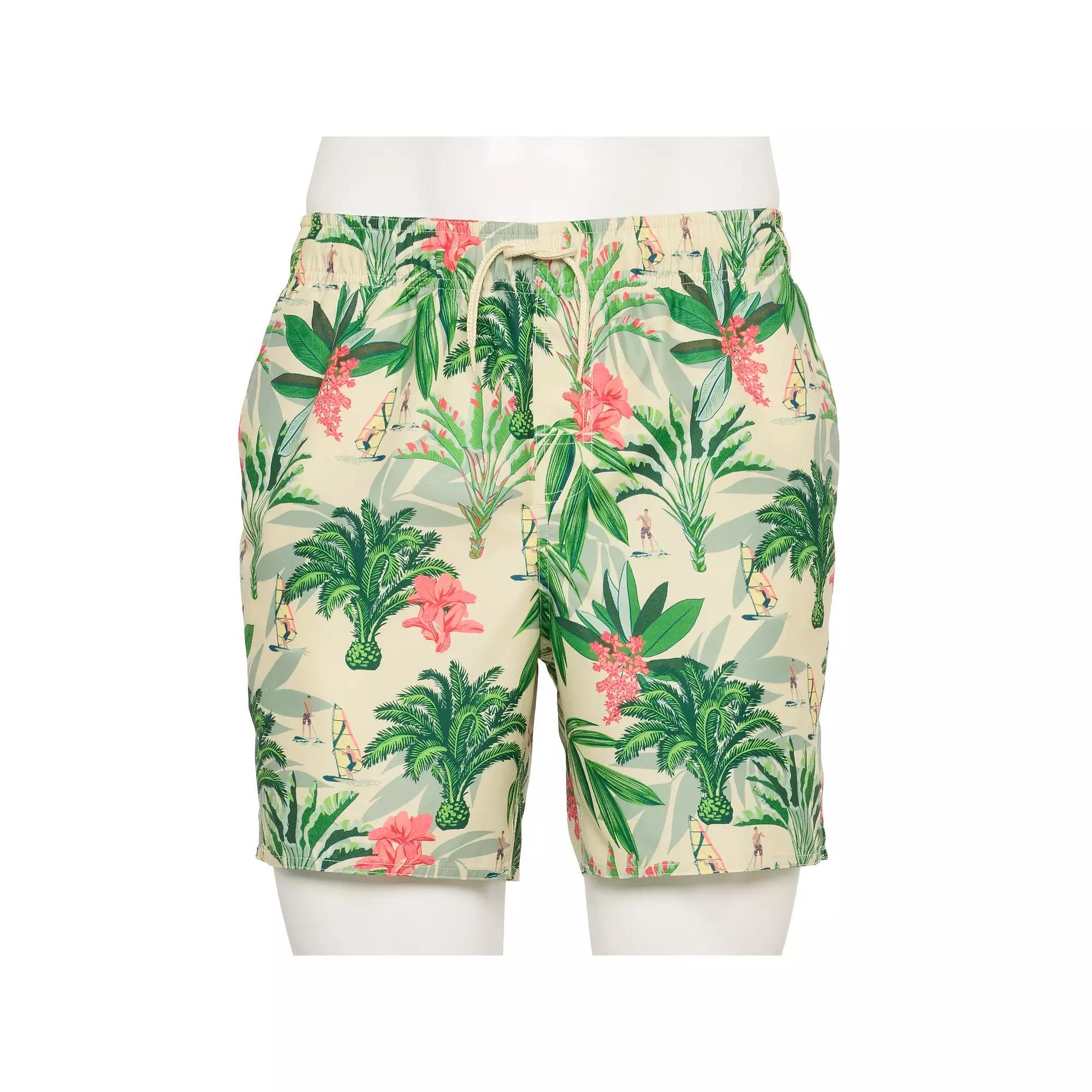 Men's Laguna Swim 6" Swim Trunks, Size: Small, Seedpearl Blue Product Image