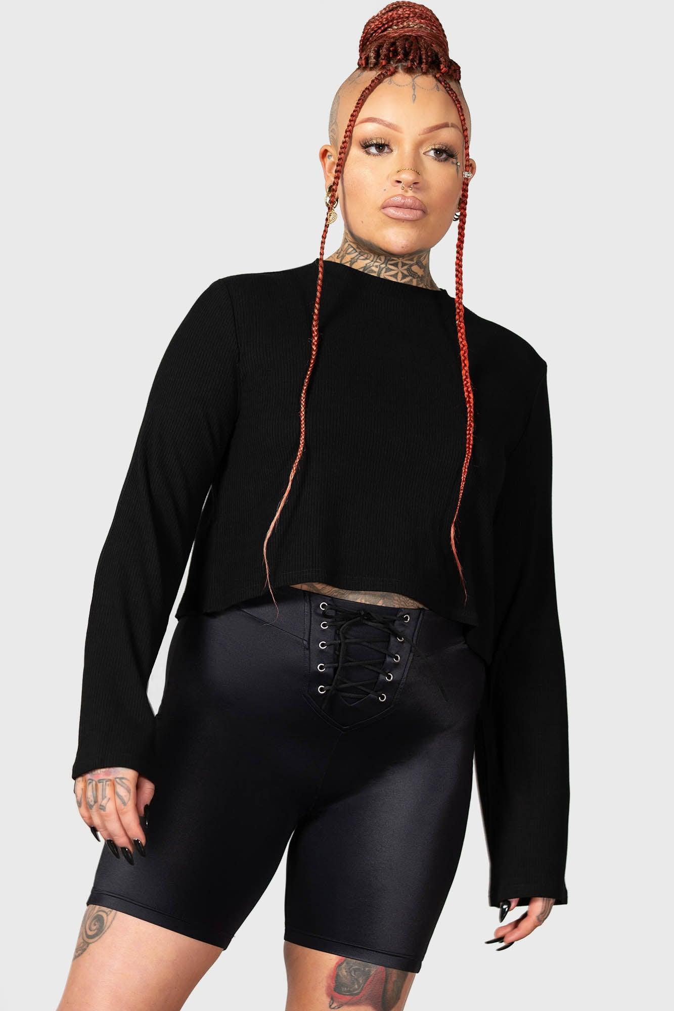 Haunted Affirmations Long Sleeve Top Female Product Image