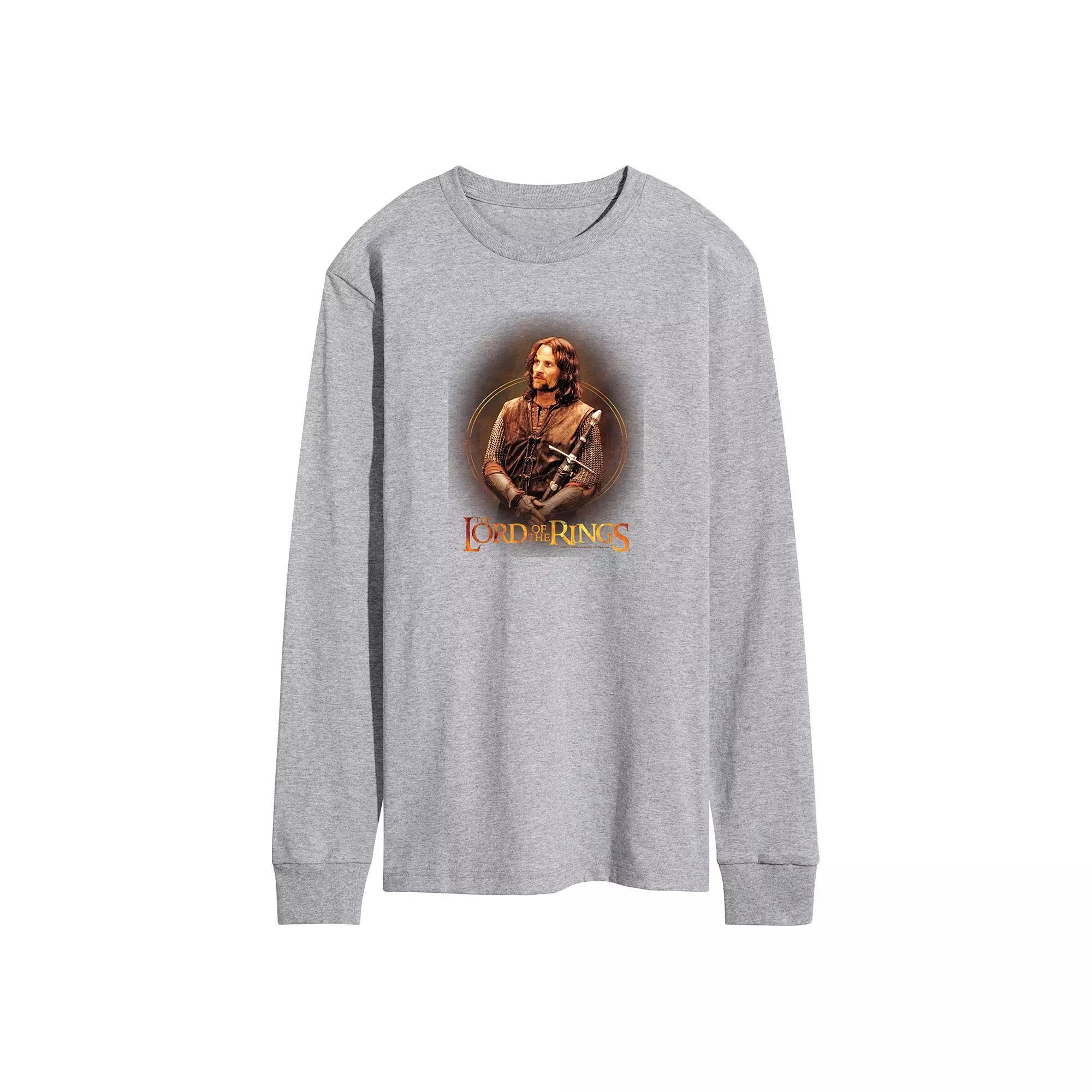Mens Lord Of The Rings Aragorn Long Sleeve Graphic Tee Product Image