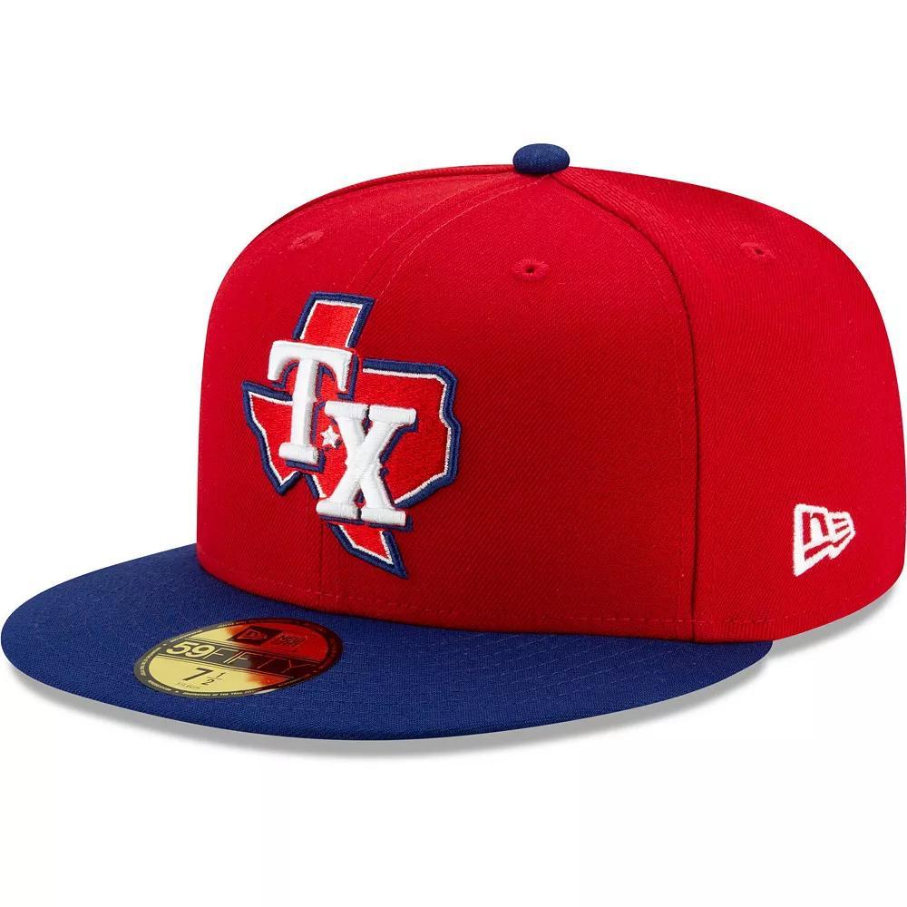 Men's New Era Royal Texas Rangers Game Authentic Collection On-Field 59FIFTY Fitted Hat, Size: 7 1/4, Blue Product Image