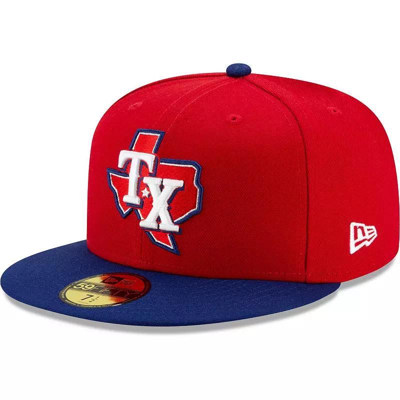 Men's New Era Royal Texas Rangers Game Authentic Collection On-Field 59FIFTY Fitted Hat, Size: 7 1/4, Blue Product Image