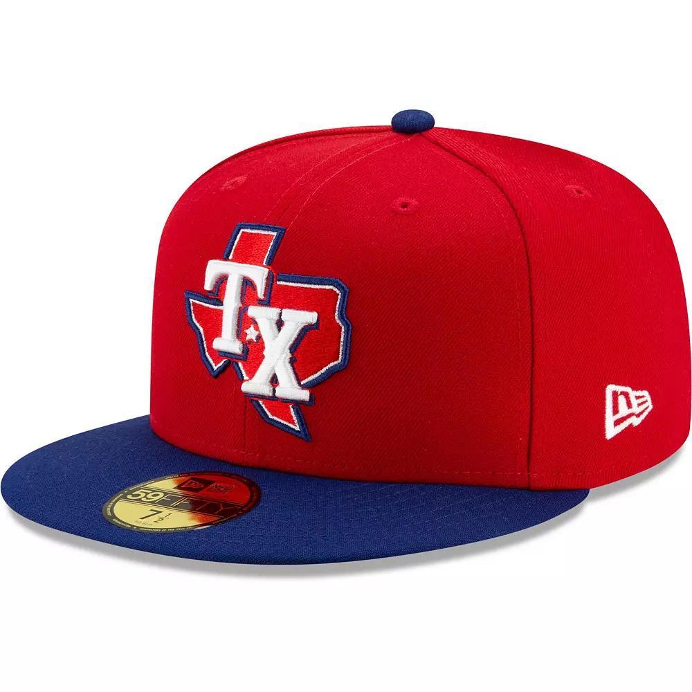 Men's New Era Royal Texas Rangers Game Authentic Collection On-Field 59FIFTY Fitted Hat, Size: 7 1/4, Blue Product Image