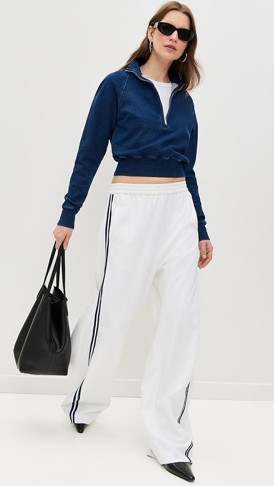 Good American Jeanius Mock Zip Pullover | Shopbop Product Image