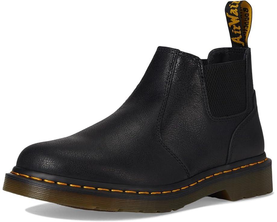 2976 Yellow Stitch Smooth Leather Chelsea Boots Product Image
