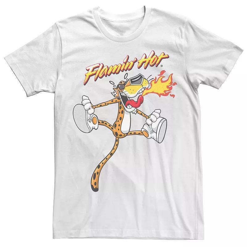 Men's Chester Cheetos Jumping Sweating Tee, Size: Small, White Product Image