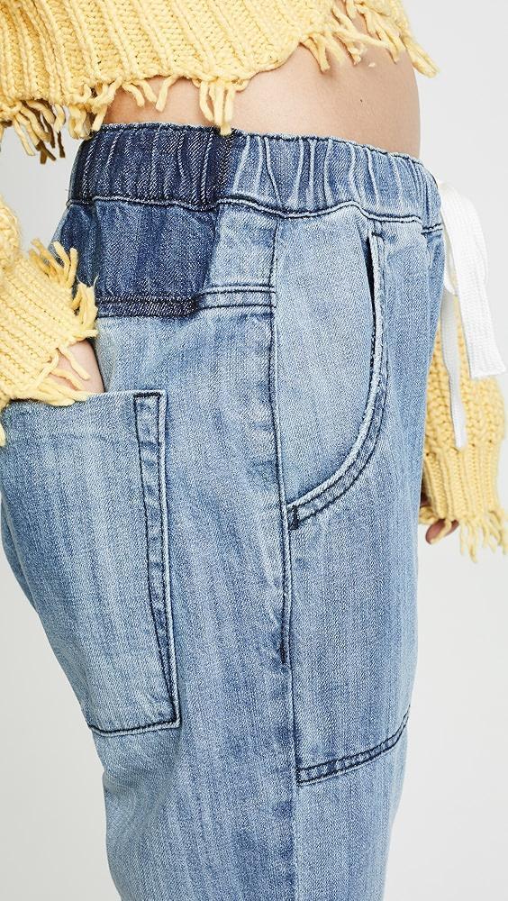One Teaspoon Shabbies Drawstring Boyfriend Jeans | Shopbop Product Image