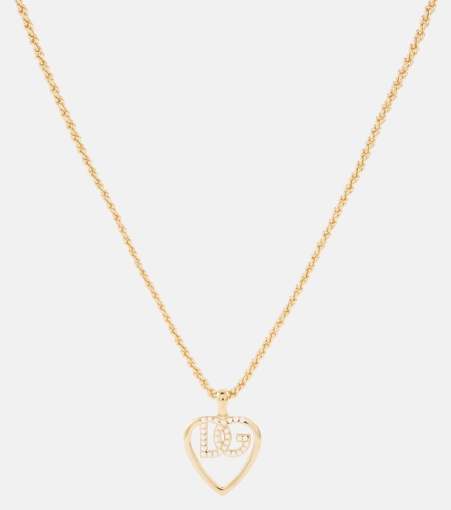 DOLCE & GABBANA Dg Embellished Gold-plated Necklace Product Image