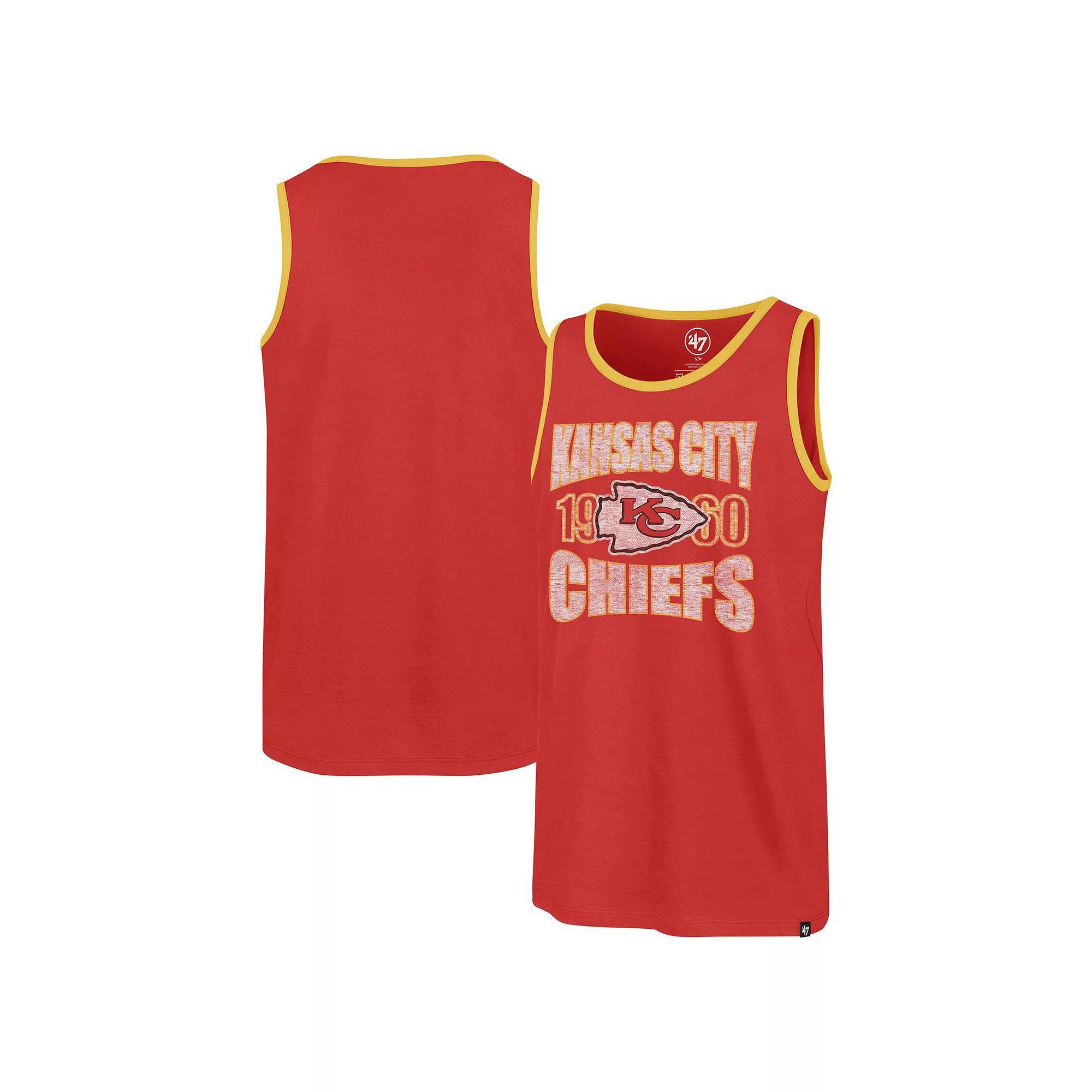 Men's '47 Red Kansas City Chiefs Upload Franklin Tank Top, Size: XL Product Image