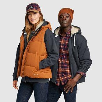 Eddie Bauer Signature Faux Shearling-Lined Full-Zip Hoodie Product Image