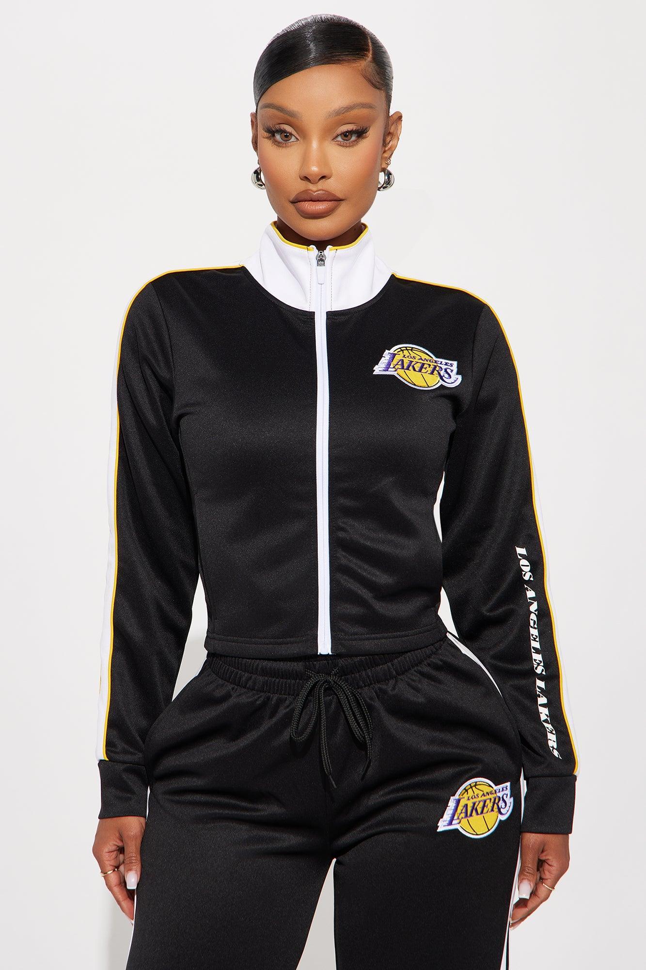 Lakers Halftime Zip Up Jacket - Black Product Image