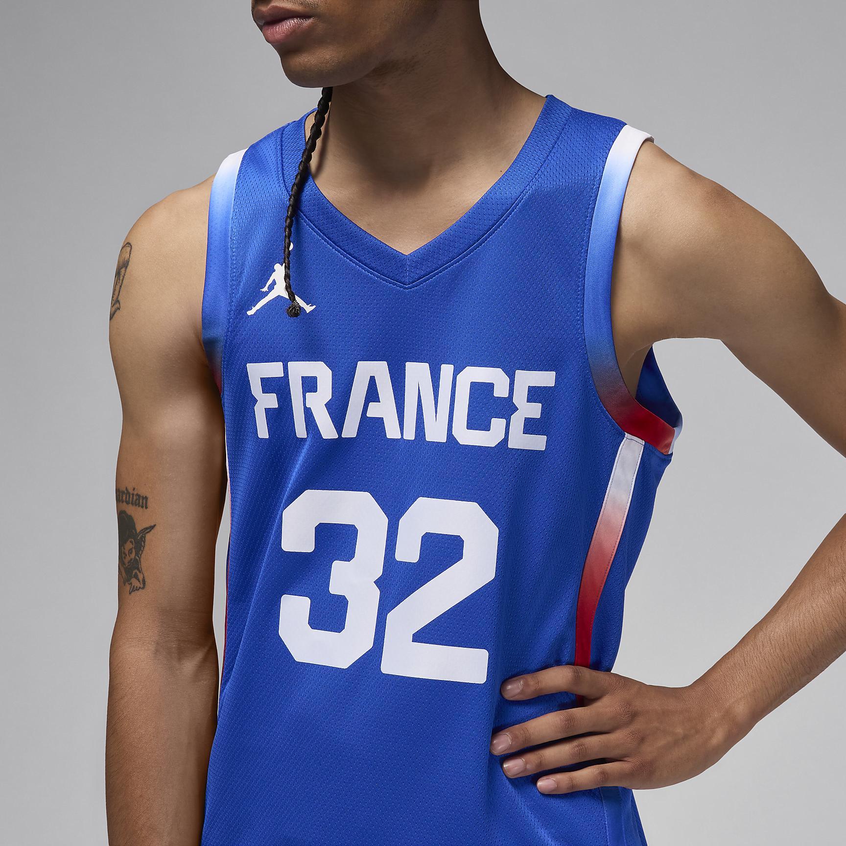 Victor Wembanyama France Limited Road Men's Jordan Basketball Replica Jersey Product Image