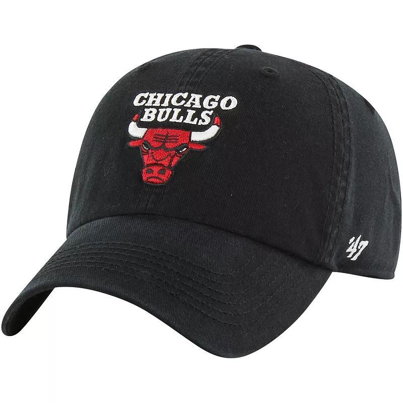 Men's '47 Black Chicago Bulls  Classic Franchise Fitted Hat, Size: XL Product Image