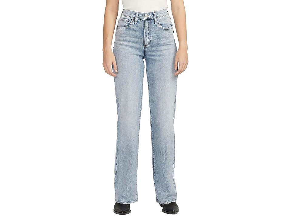 Silver Jeans Co. Womens Highly Desirable High Rise Trouser Leg Jeans Product Image