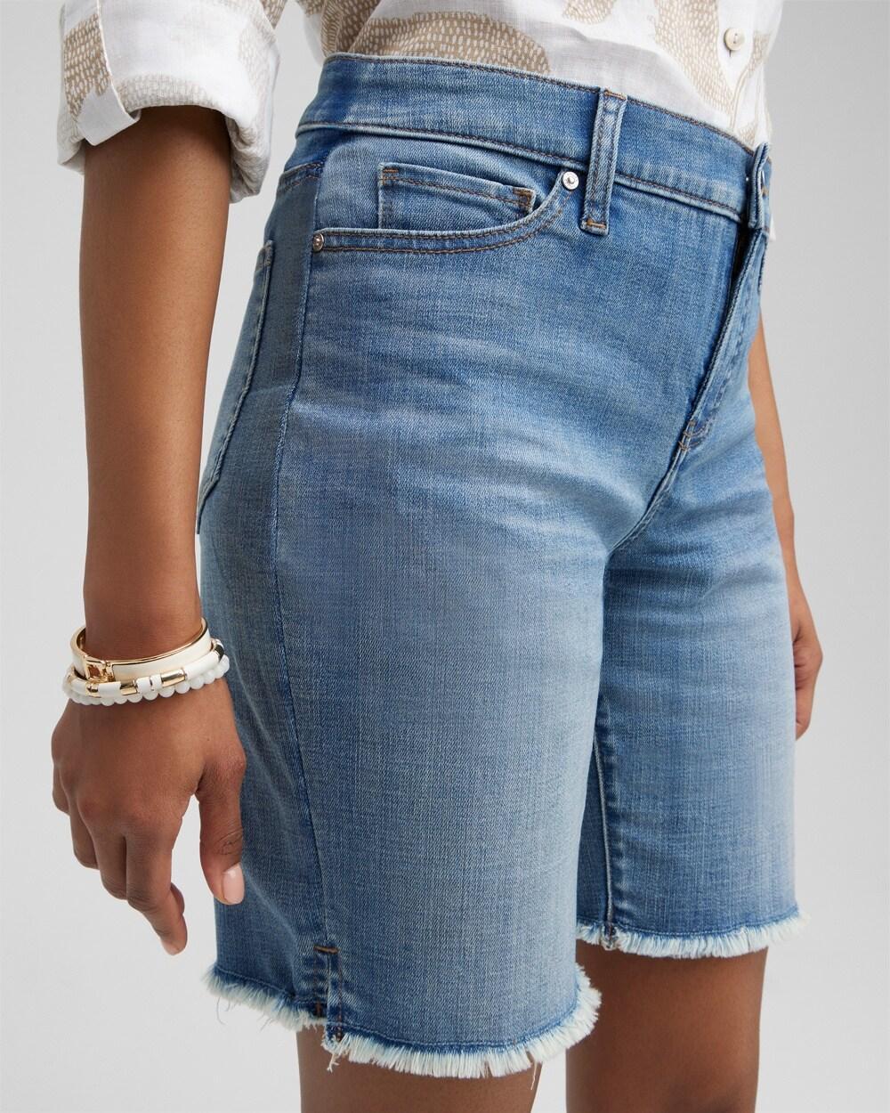 Girlfriend 7" Fray Hem Shorts Product Image