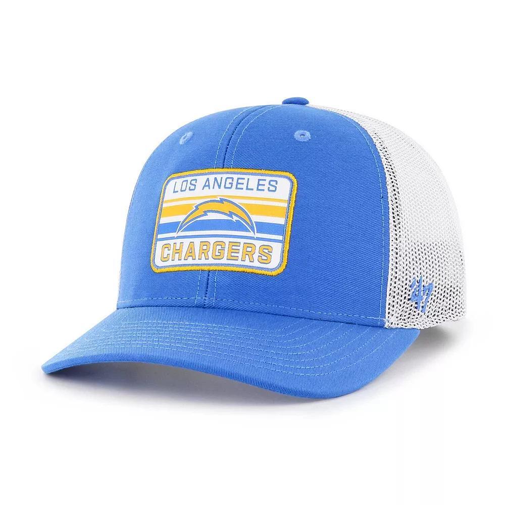 Men's '47 Powder Blue/White Los Angeles Chargers Drifter Adjustable Trucker Hat, Light Product Image