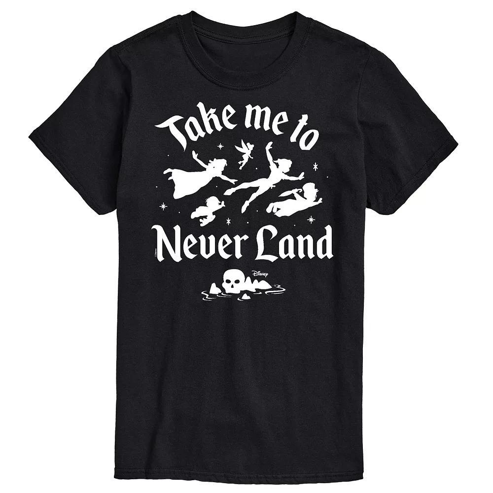 Disneys Peter Pan Mens Never Land Graphic Tee Product Image