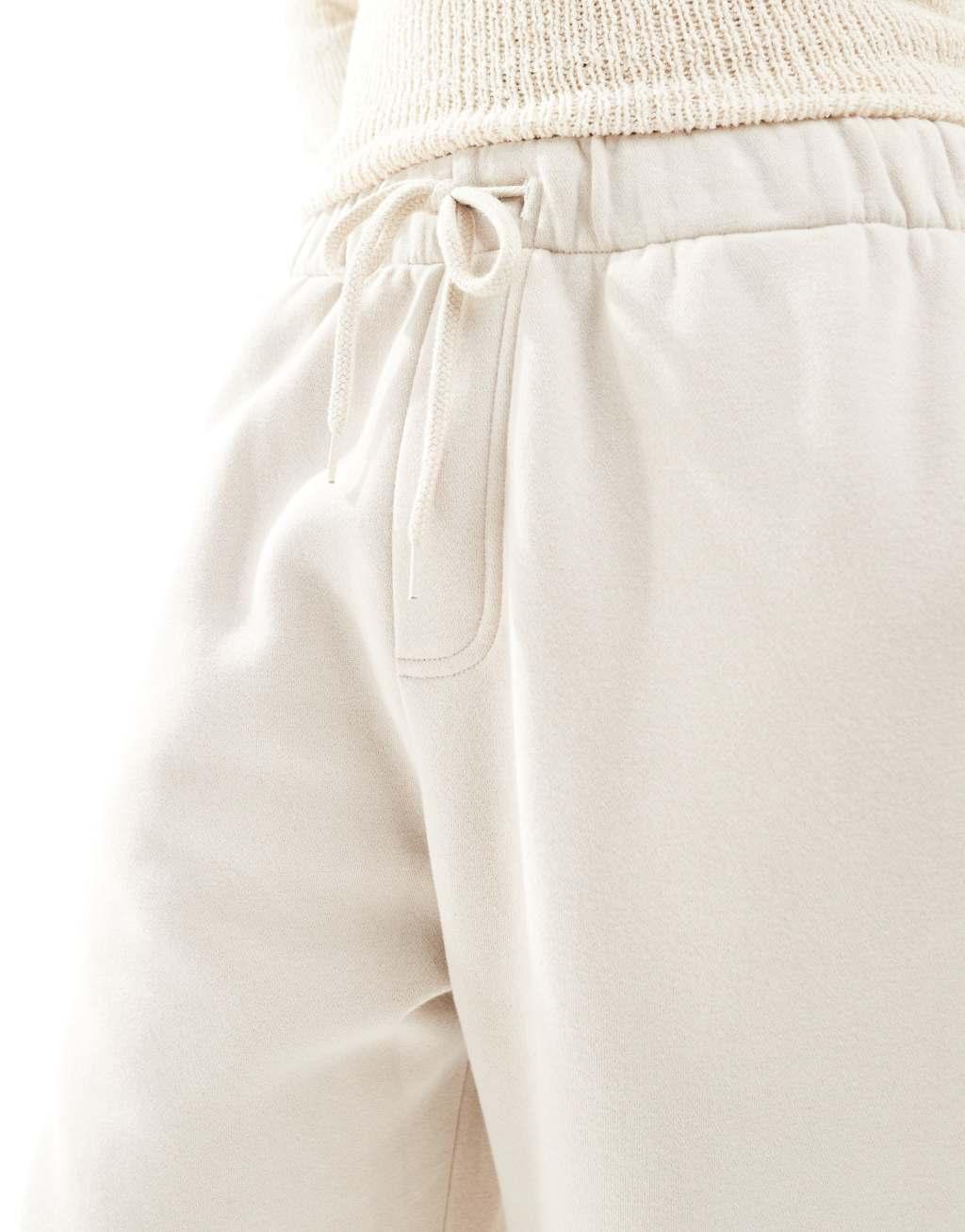 Hollister super baggy sweatpants in beige Product Image