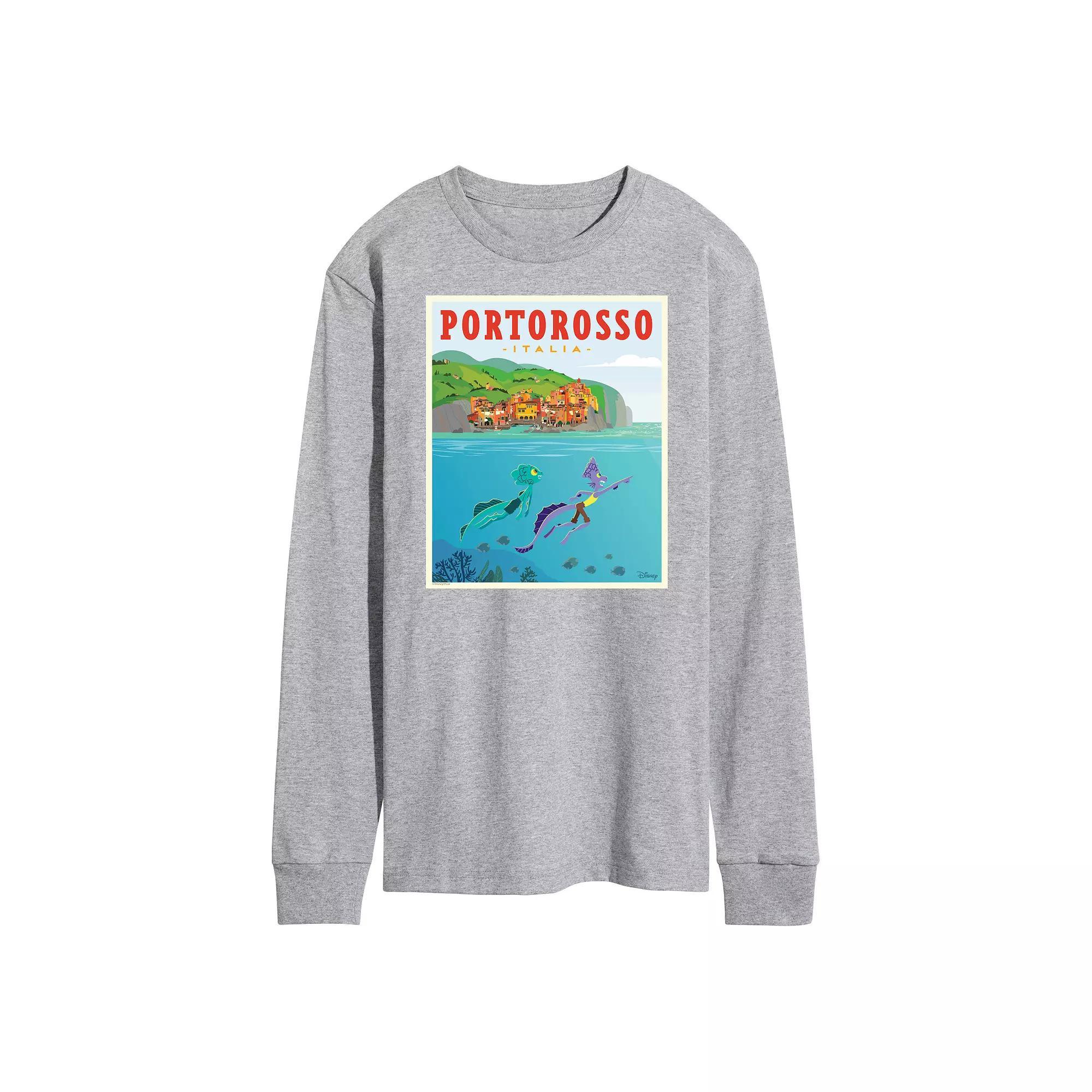 Disneys Luca Mens Italy Postcard Long Sleeve Product Image